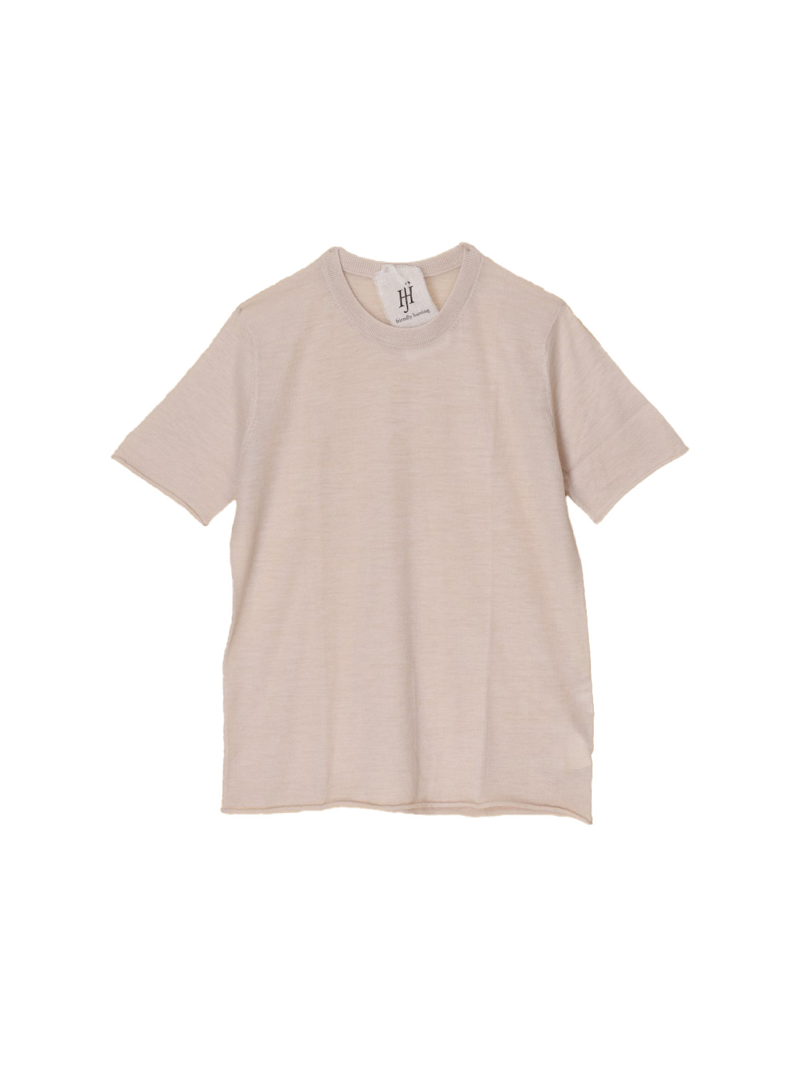 friendly hunting Simple - Shirt aus Cashmere   beige S