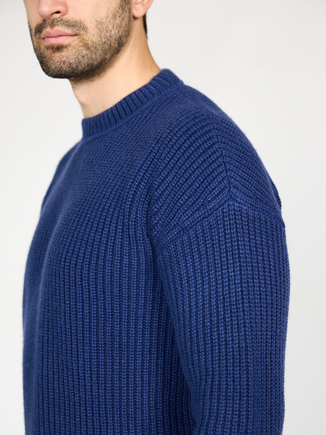 Iris von Arnim Adriano - Pull en maille de cachemire   bleu L