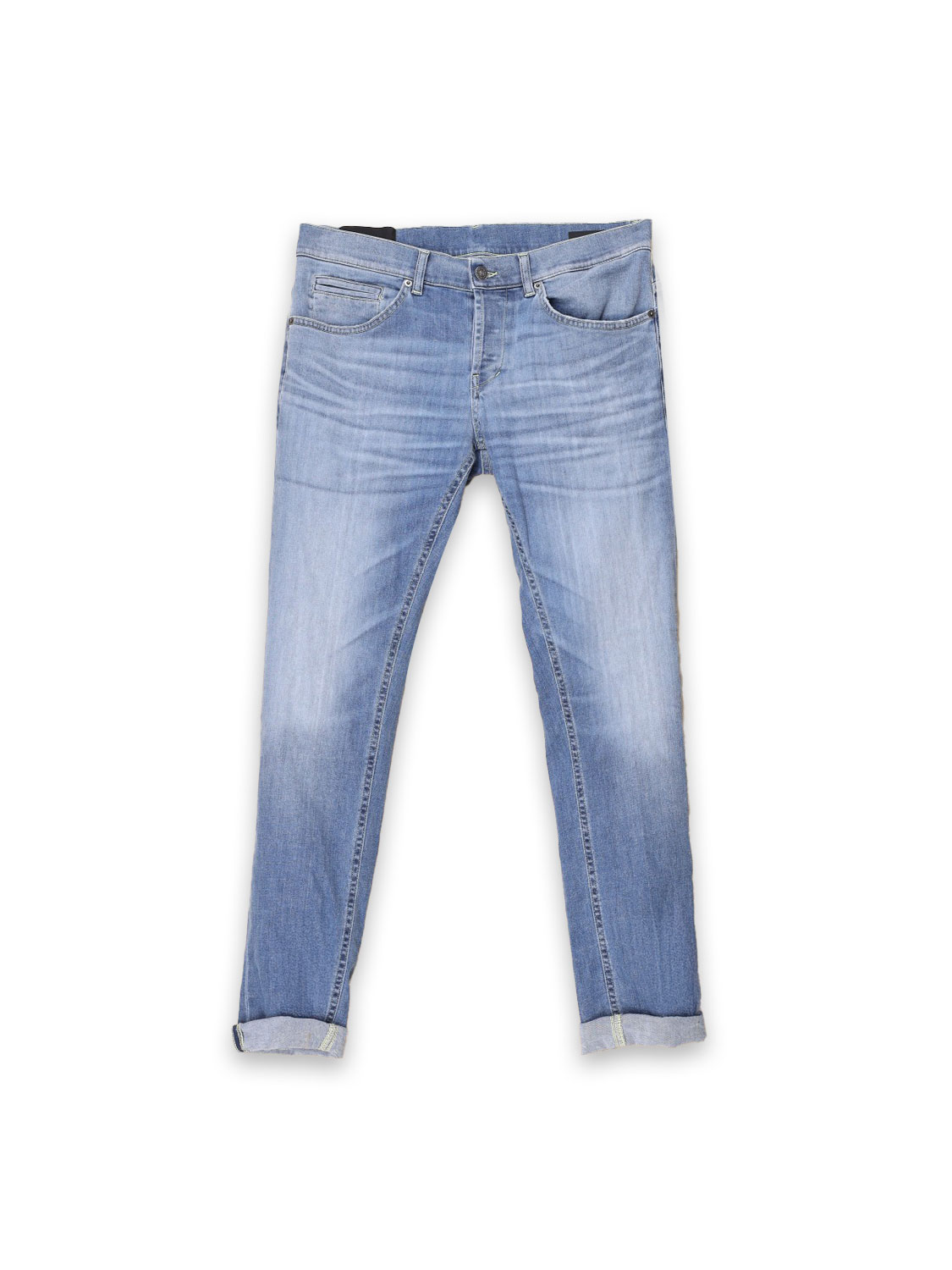 Dondup Stretchige Jeanshose mit heller Waschung  hellblau 35