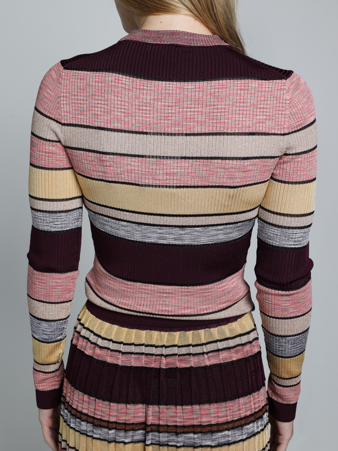 Ulla Johnson Denia striped top with lurex details  mehrfarbig S