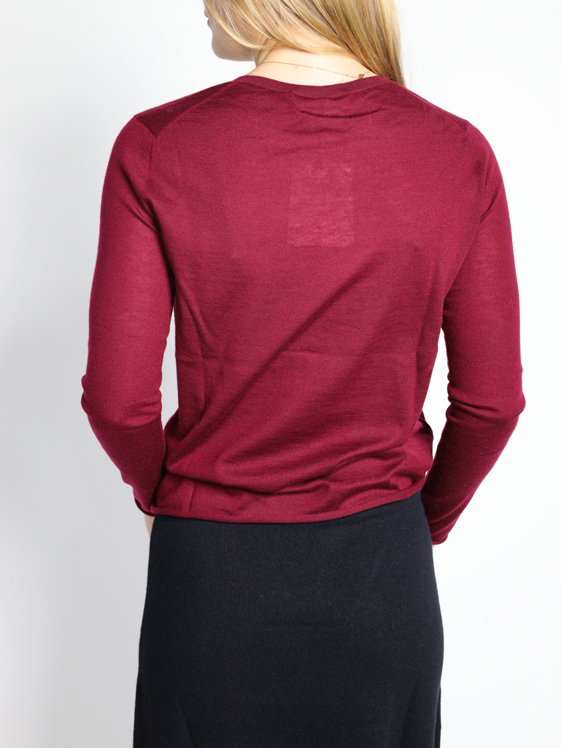 Lisa Yang Alba – Fine cashmere sweater  bordeaux XS/S