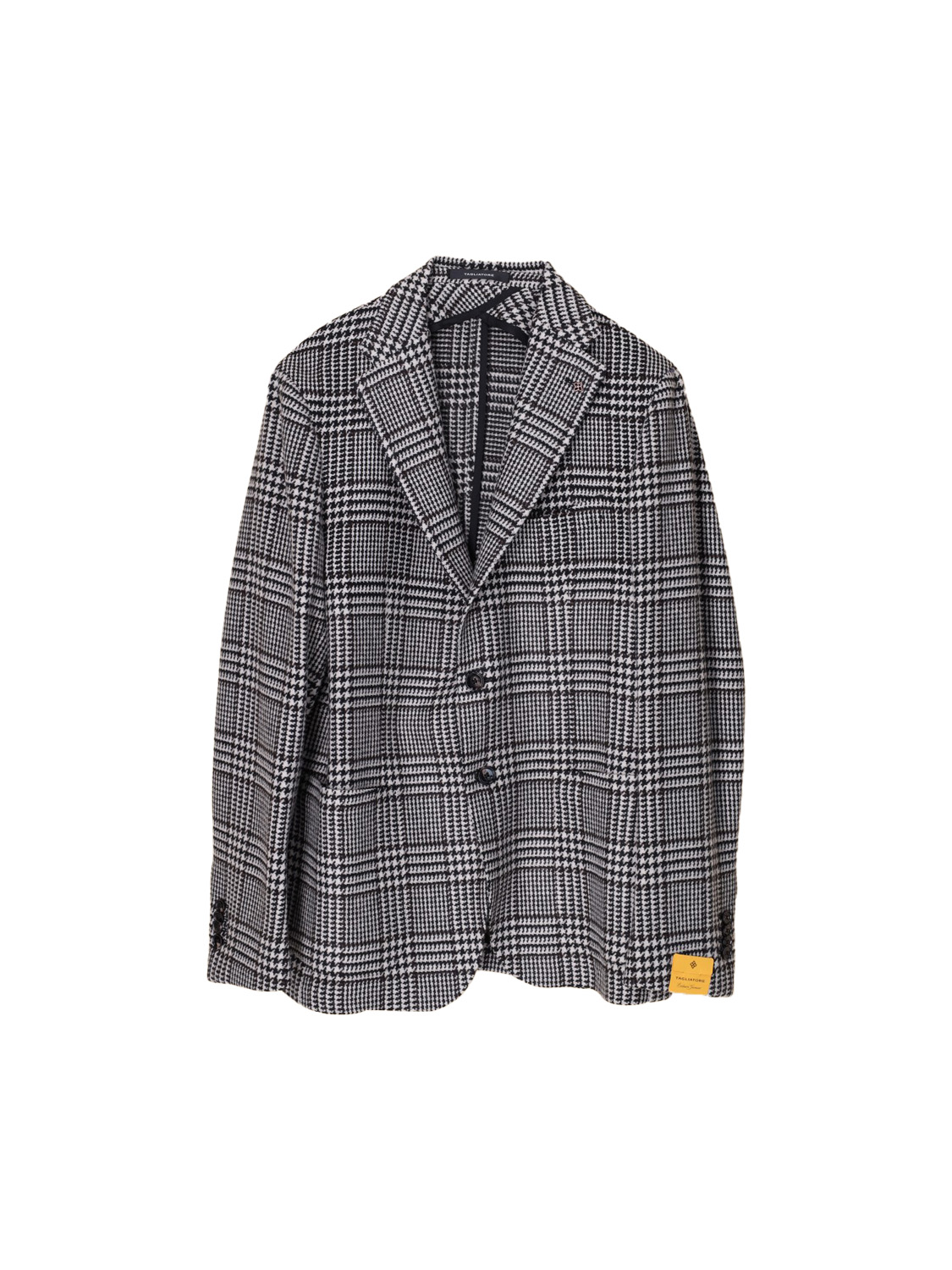 TAGLIATORE Checked cupro jacket  brown 48