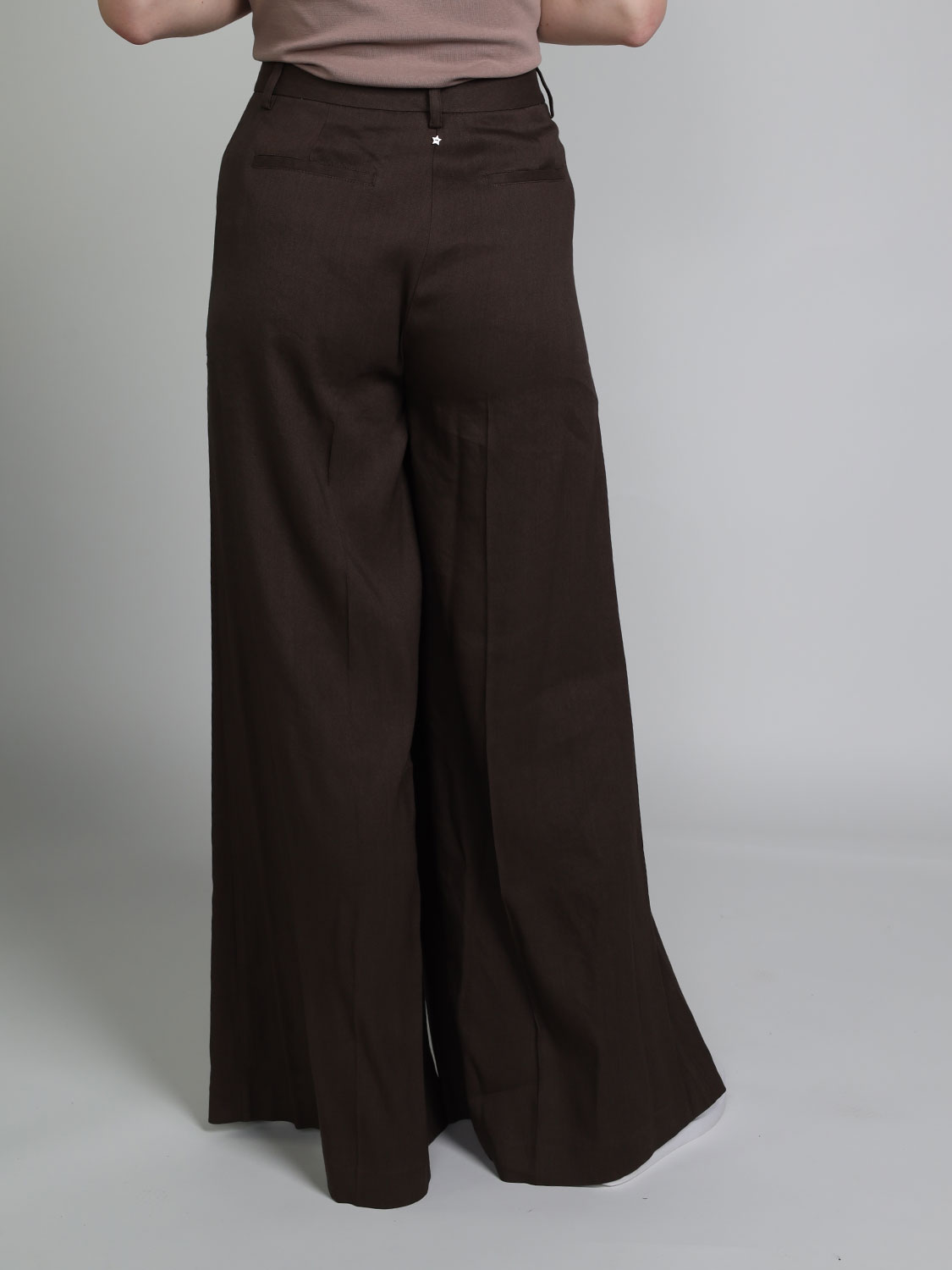 Lorena Antoniazzi Pants with wide leg   brown 34