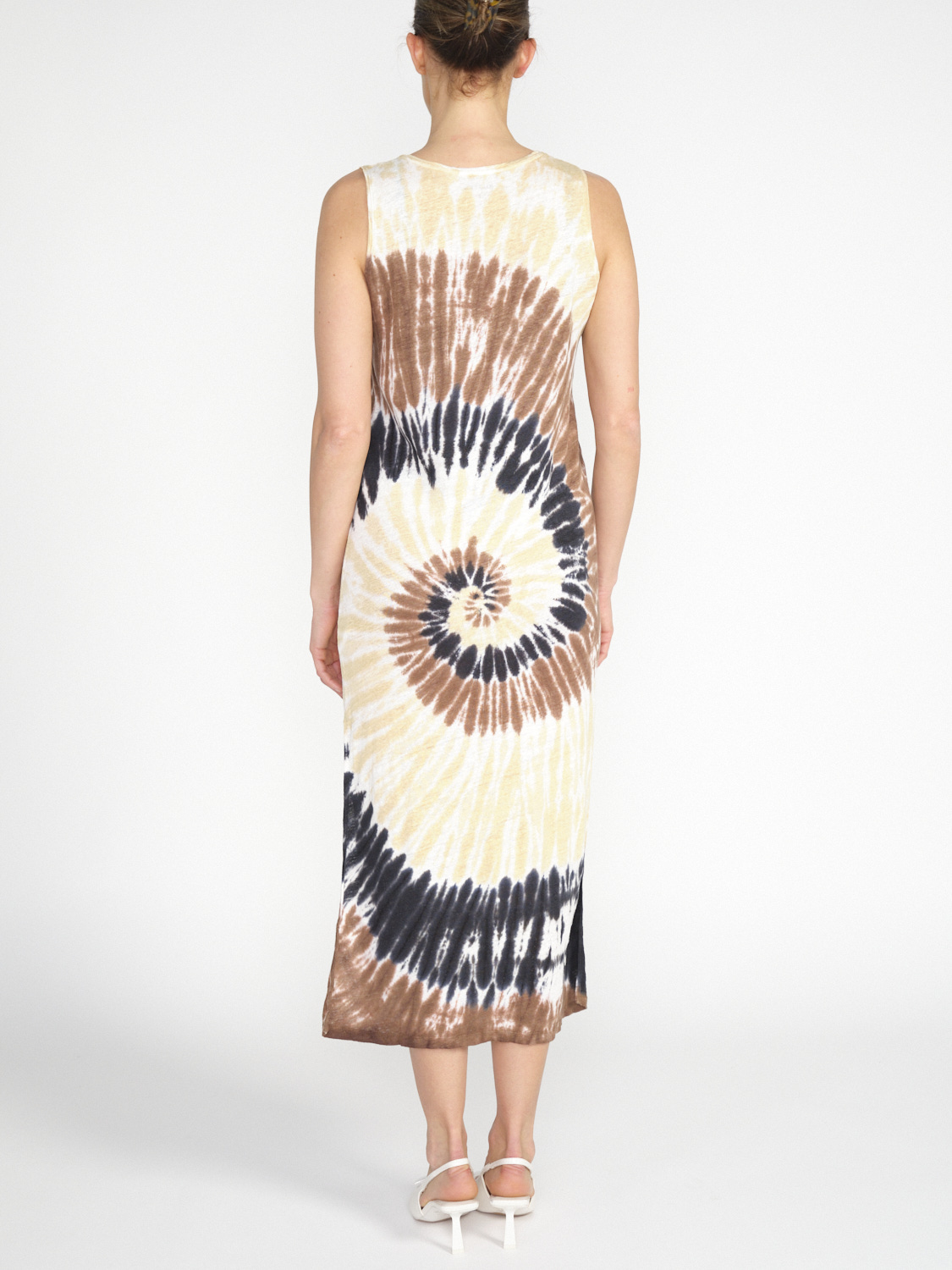 Kujten Midi dress with tie-dye print  mint S/M