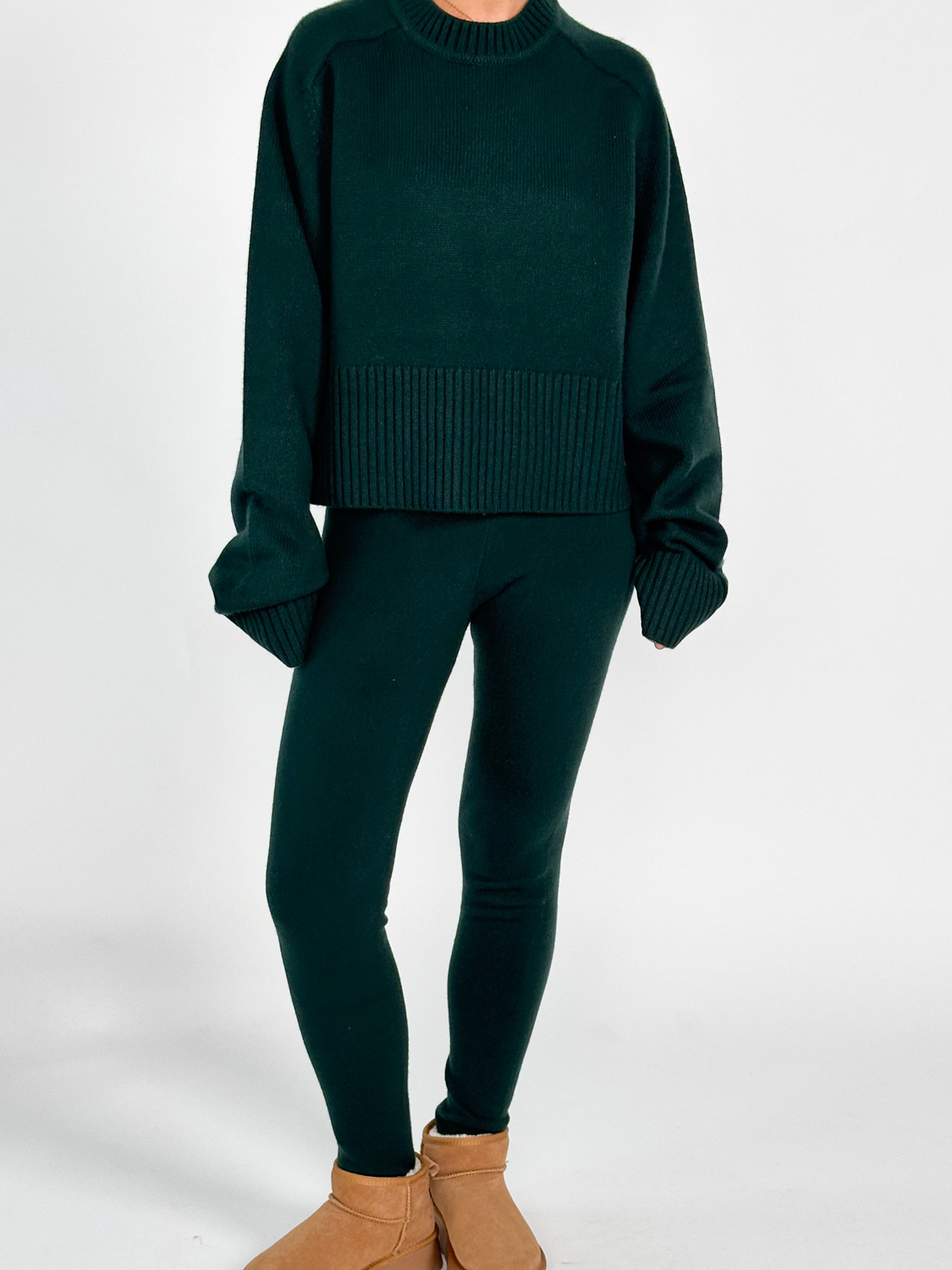 Extreme Cashmere N°256 Judith – Pullover aus Cashmere   verde Talla única