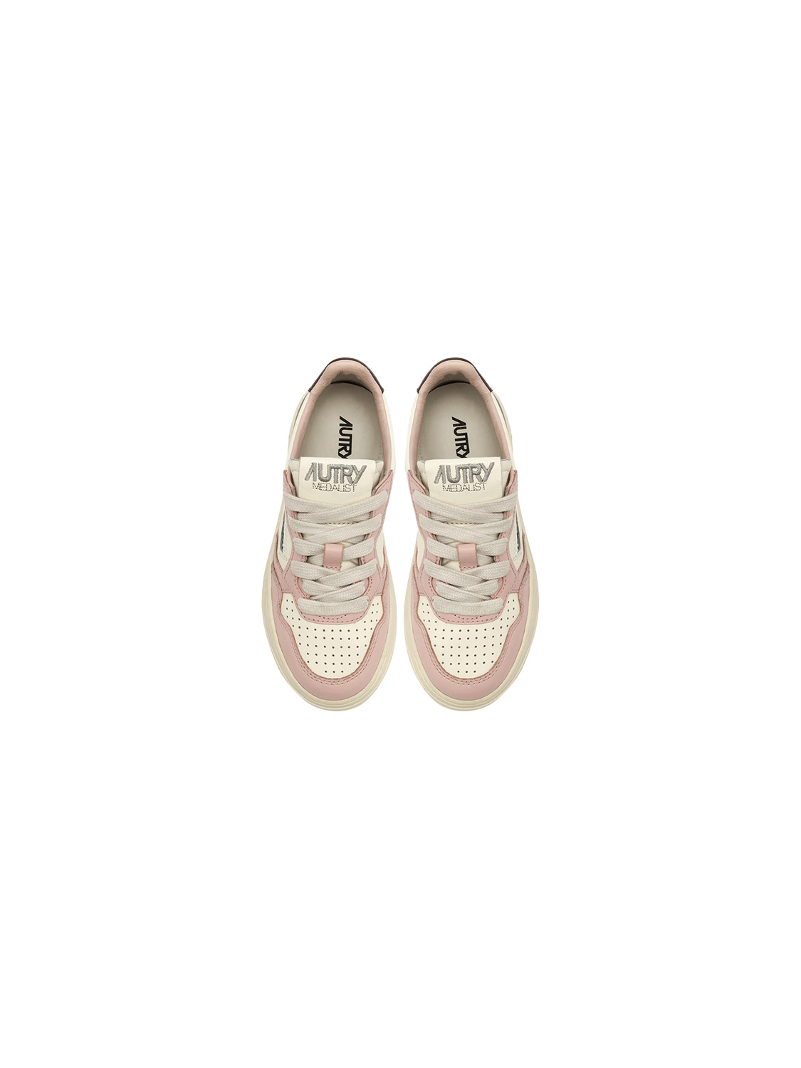 Autry Medalist Low leather sneakers  rosa 26