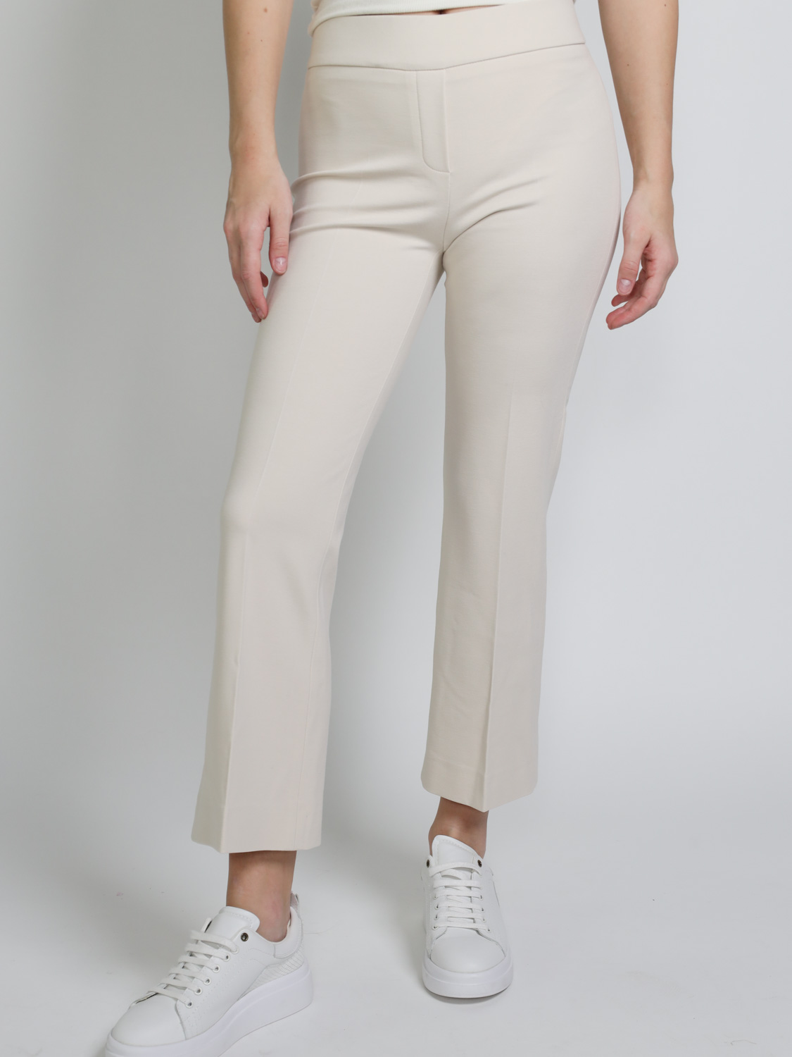 Seductive Nanette – fabric trousers  creme 38