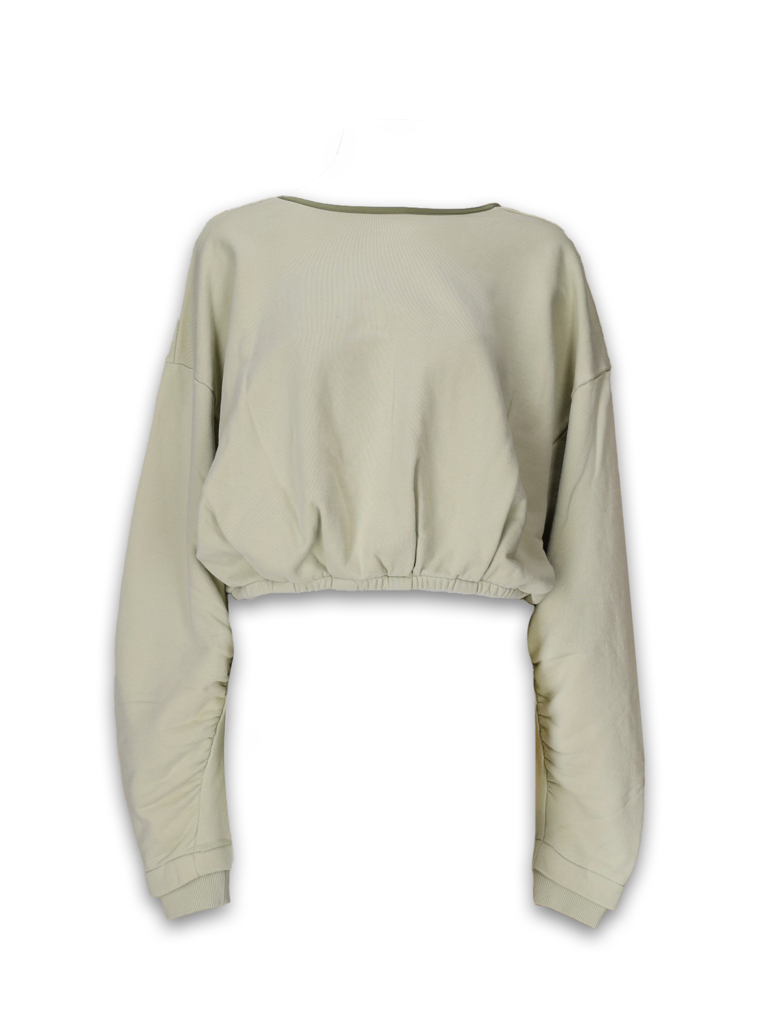 Pullover with a back neckline 