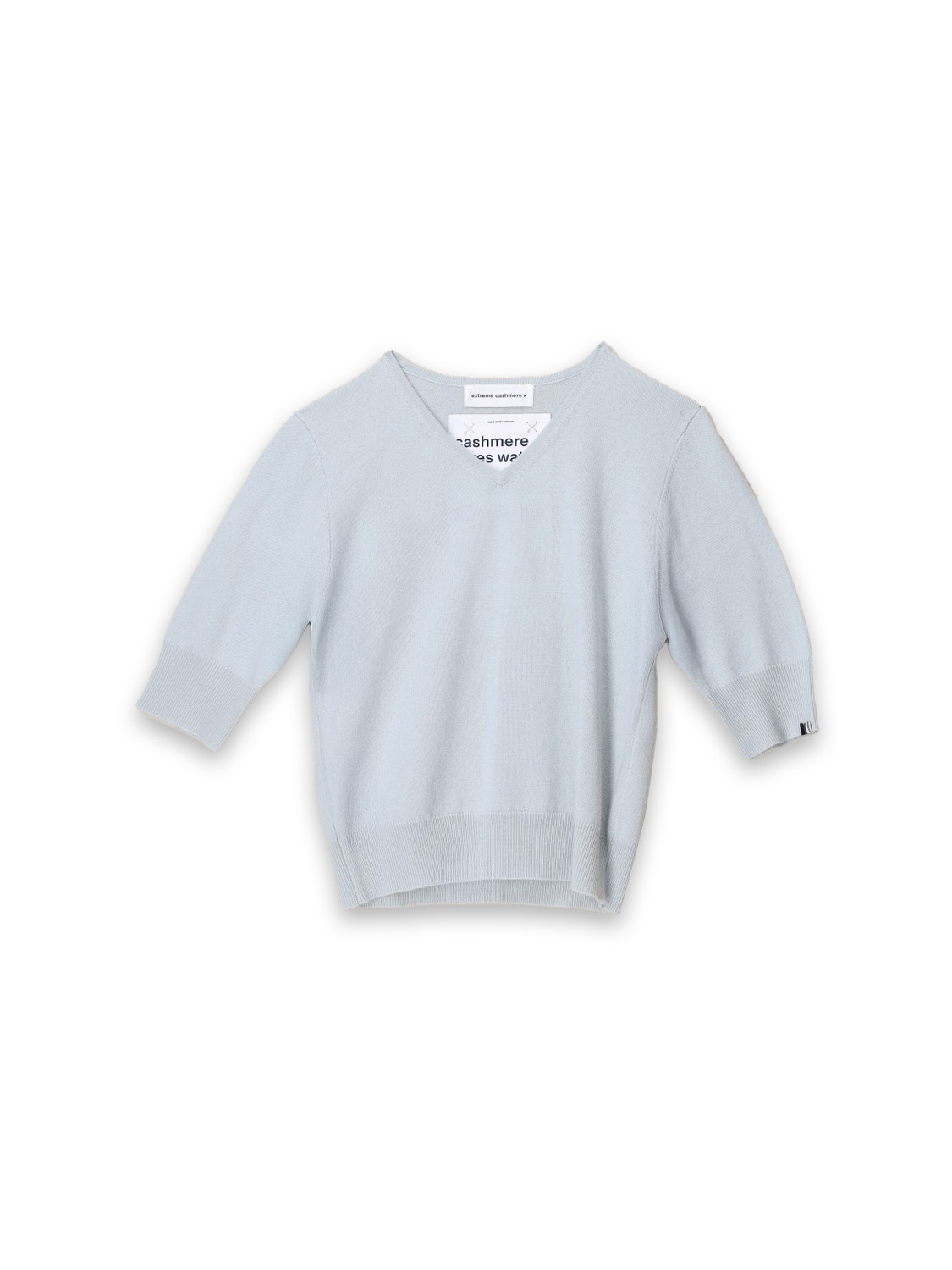 n°400 Mel - short-sleeved cashmere sweater 