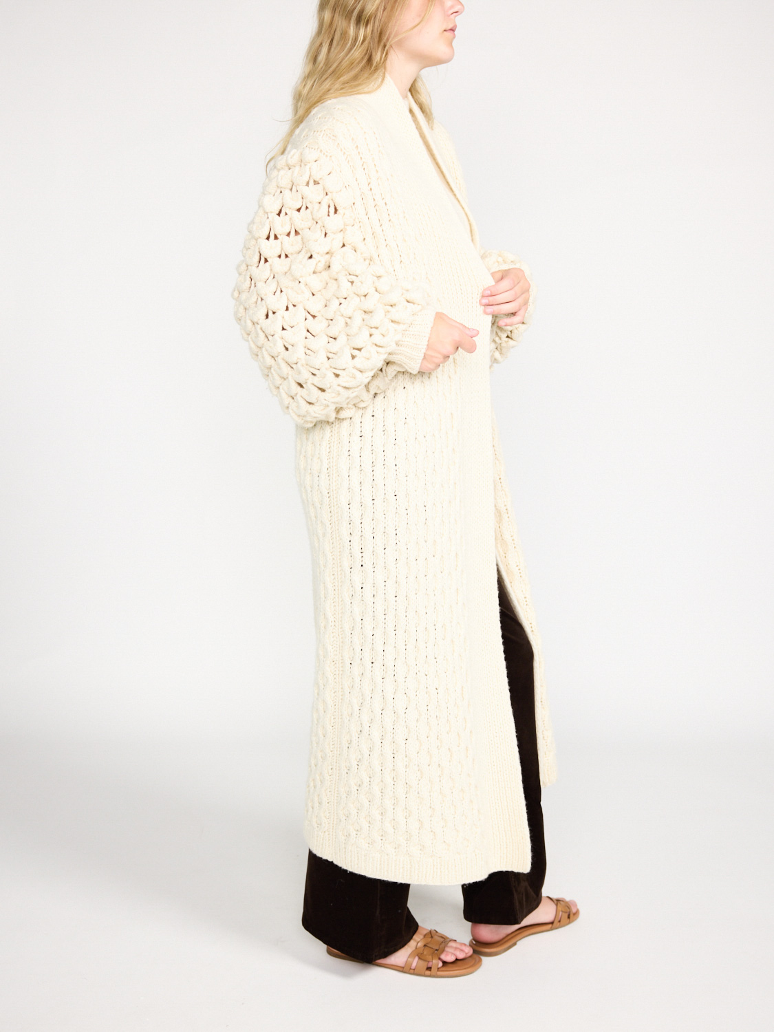 Letanne Eva Cashmere Coat blanco Talla única