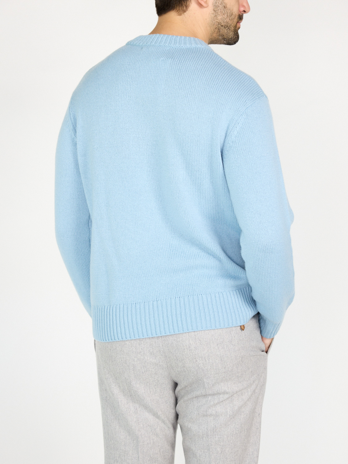 Frame Lockerer Cashmere Pullover 	  navy M