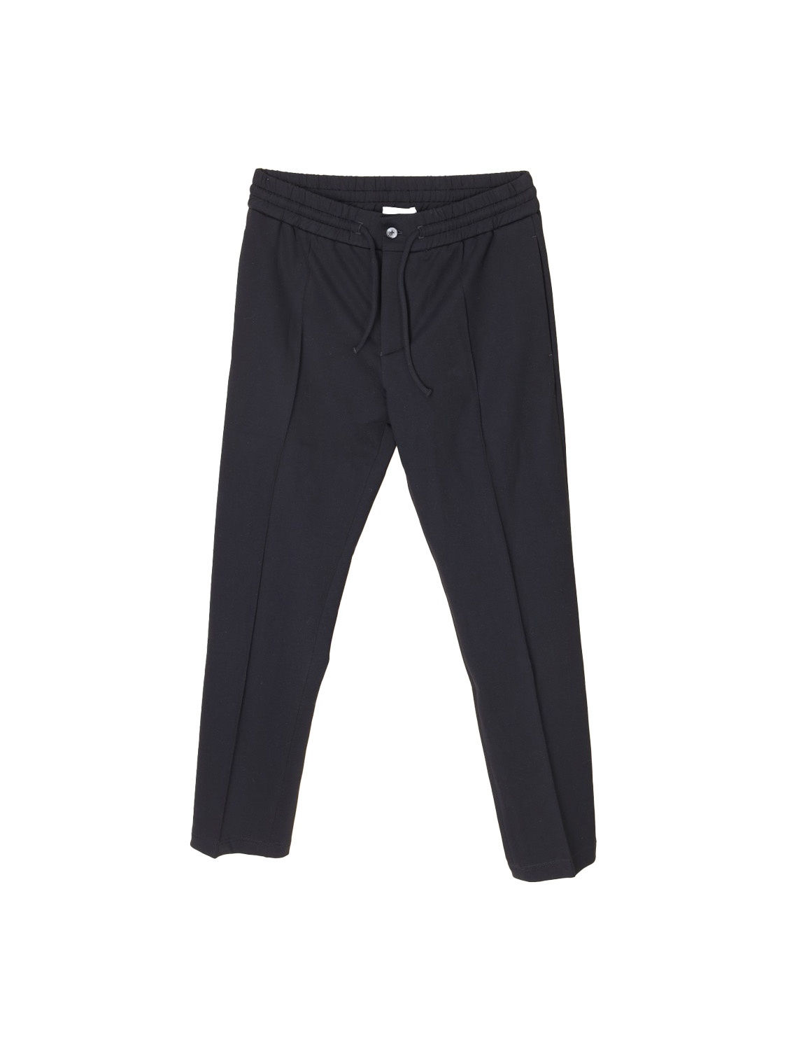 Stefan Brandt Jonas M – Stretchy jogging-style pleated trousers  black M