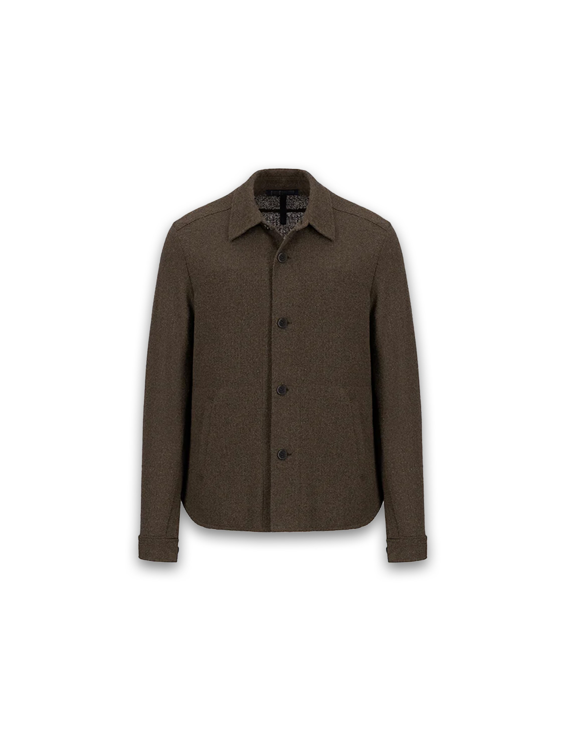 Single-breasted shirt jacket   