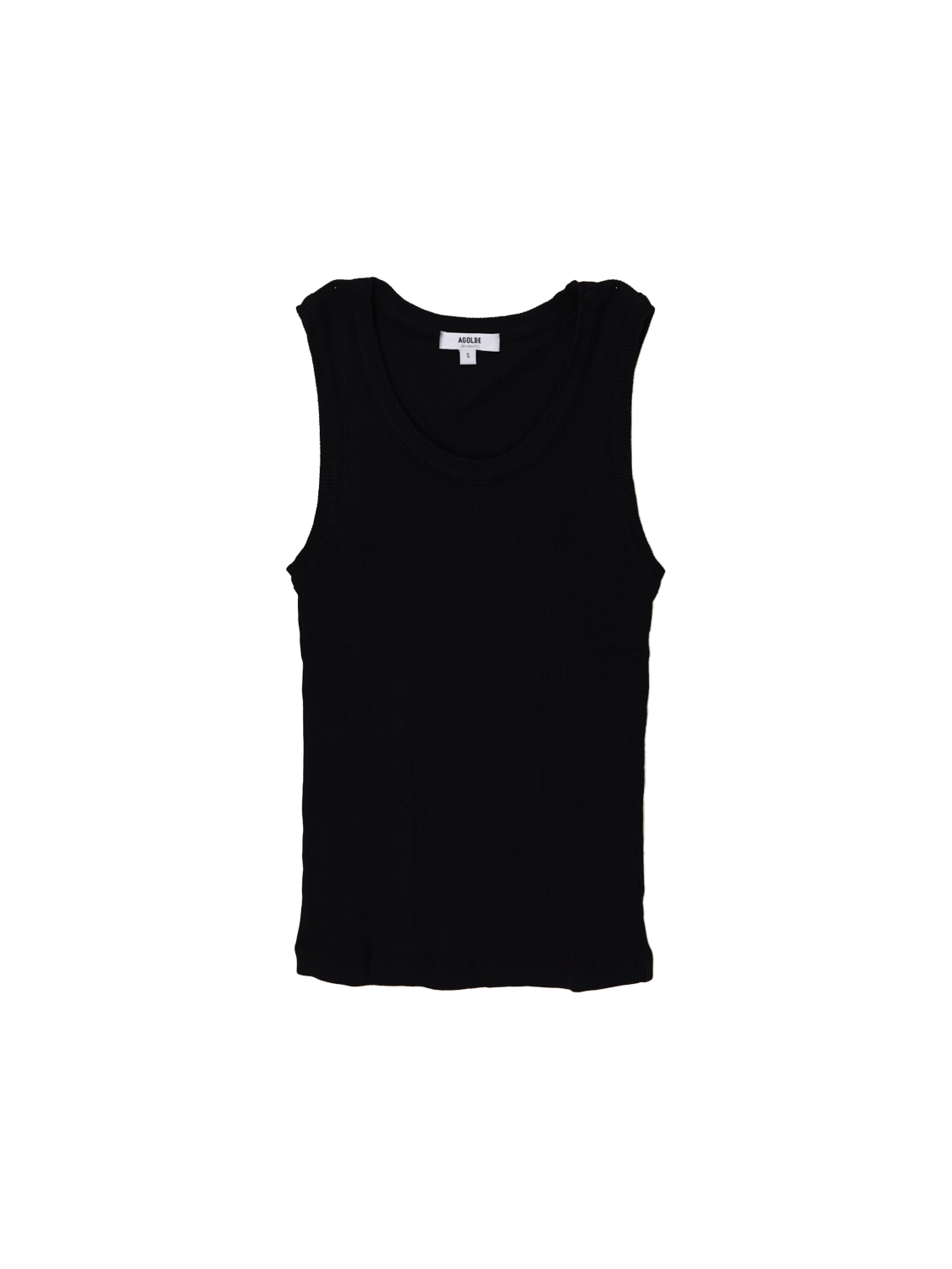 Agolde Poppy Tank – Tanktop aus Baumwoll-Mix 	  negro S