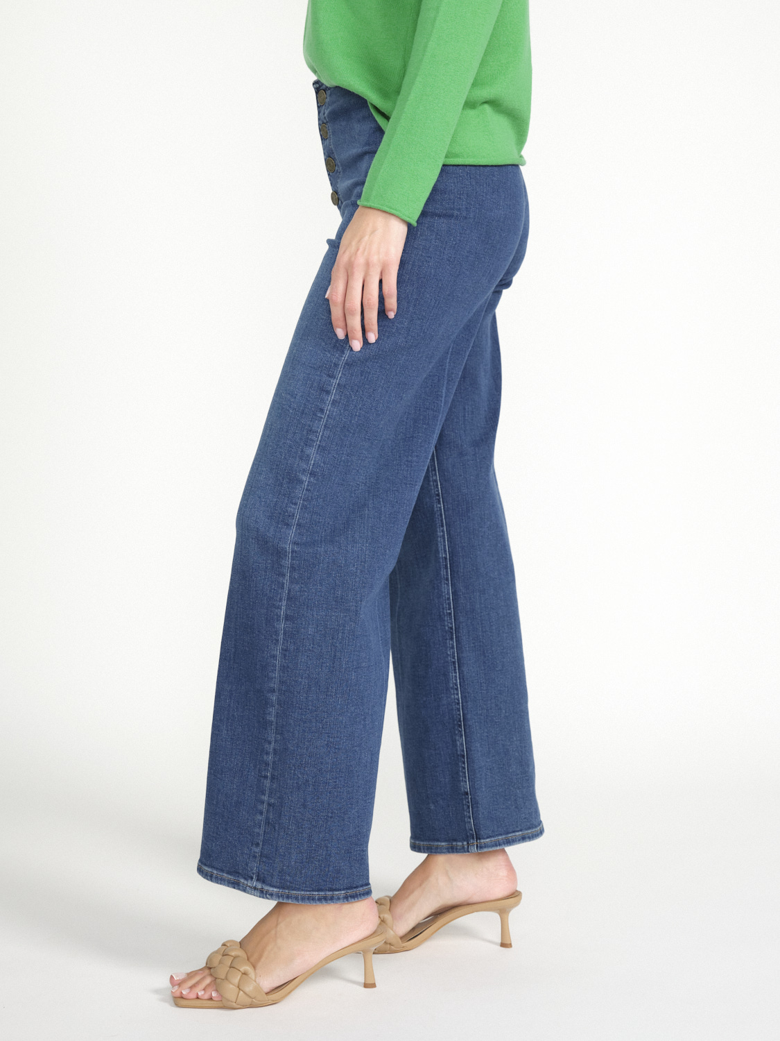 Frame Le Slim - jeans in misto cotone e modal  blu 26