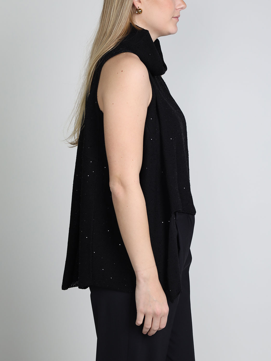 Lorena Antoniazzi Sweater with sequins   black 34