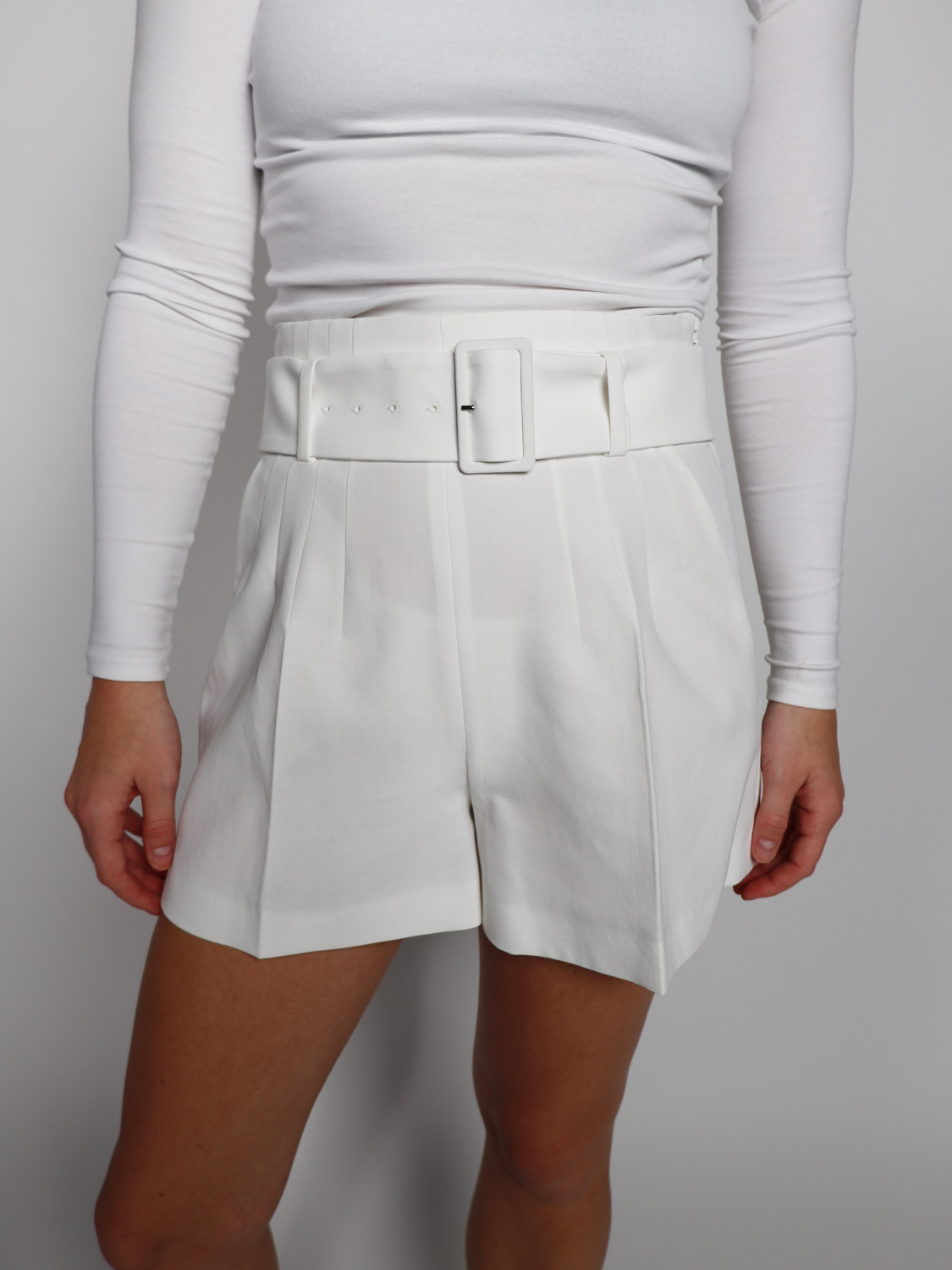 Sly010 Sam – Shorts with Belt  white 38