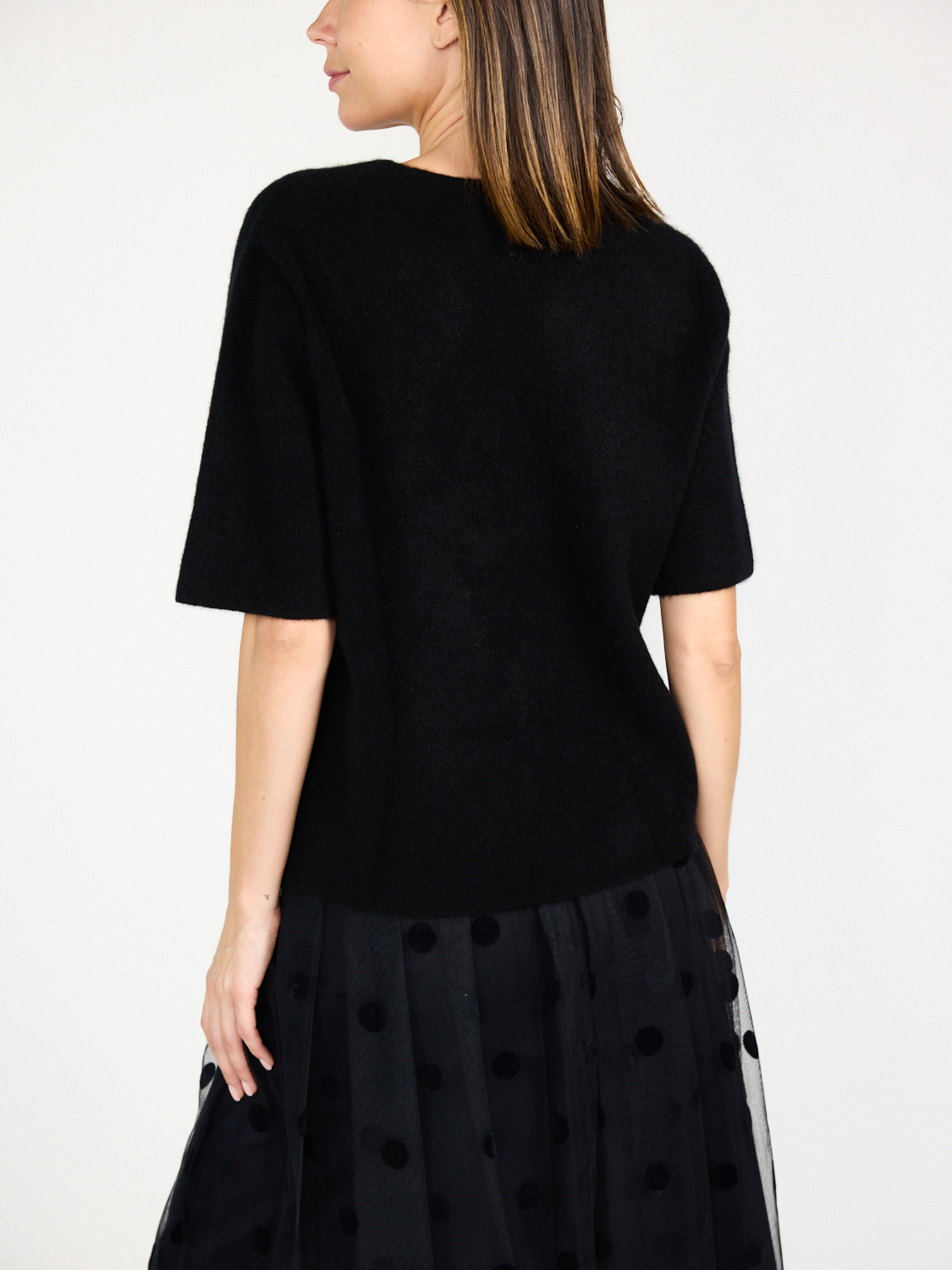 LU Ren Morven - Sweater made of Cashmere-Mix  black S