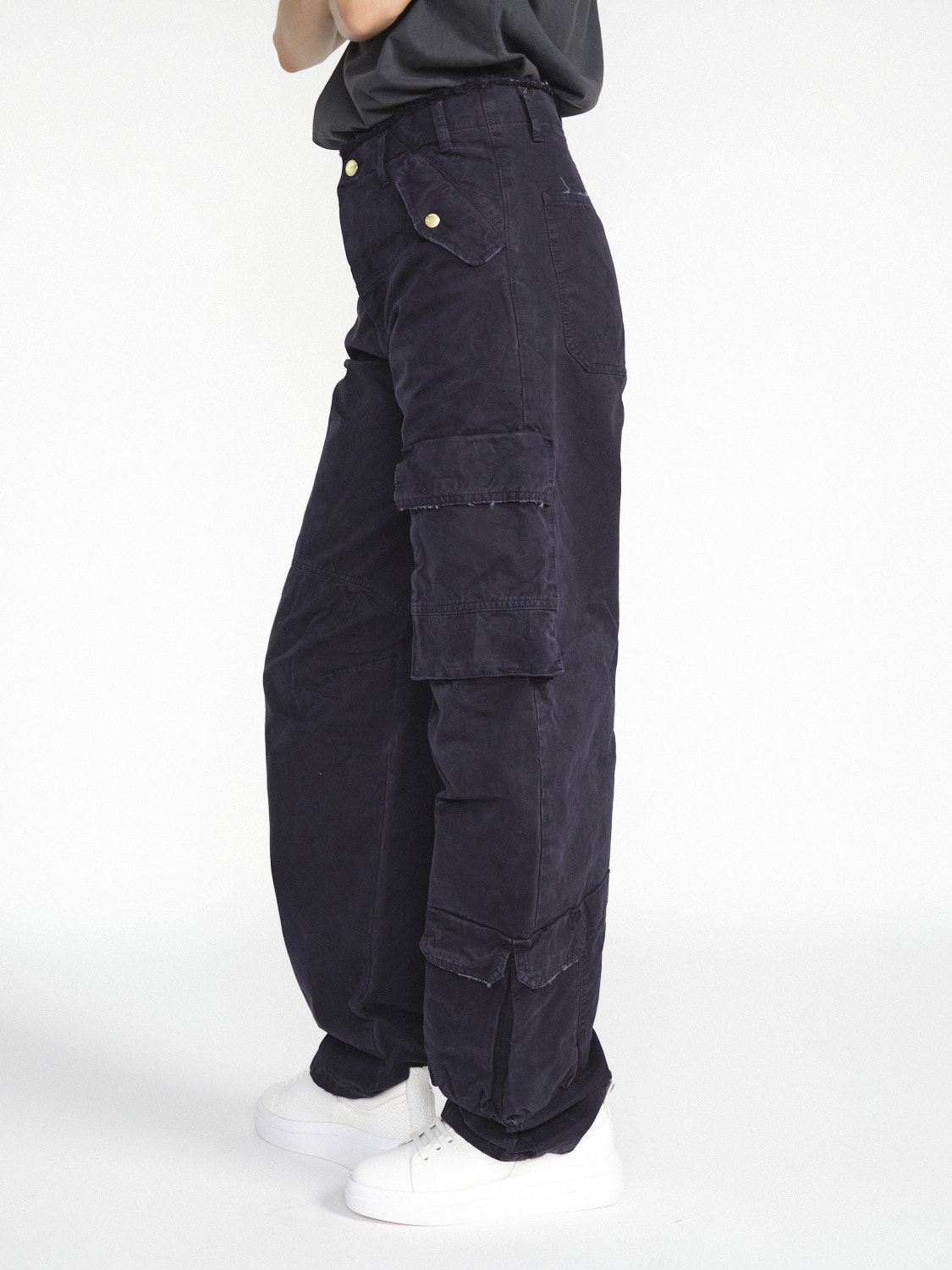 Darkpark Rosalind Denim – Oversized jeans made from soft cotton  black 26