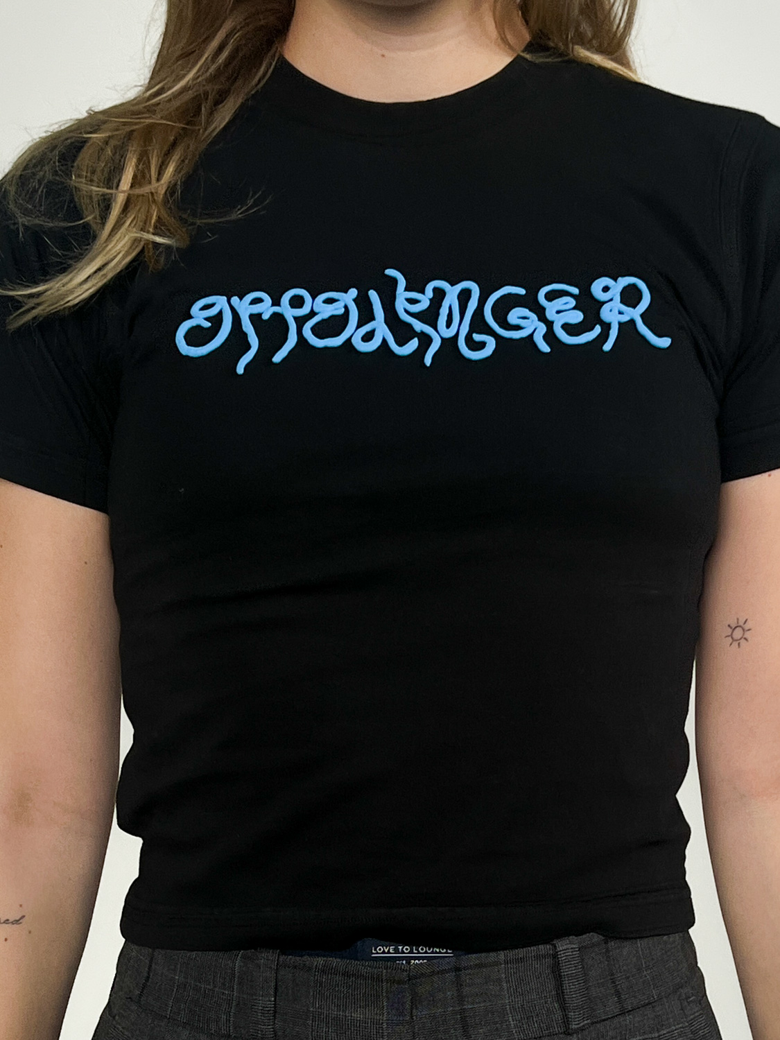 Ottolinger Puffy Logo short jersey t-shirt  black XS