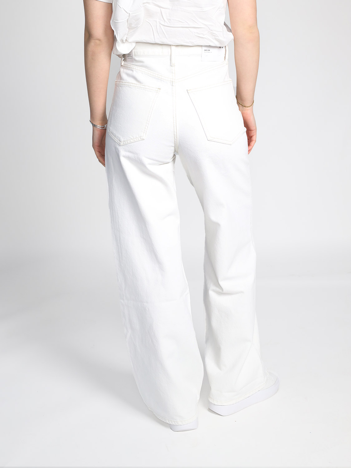 Agolde Dame Jean – High Rise Trousers  white 25