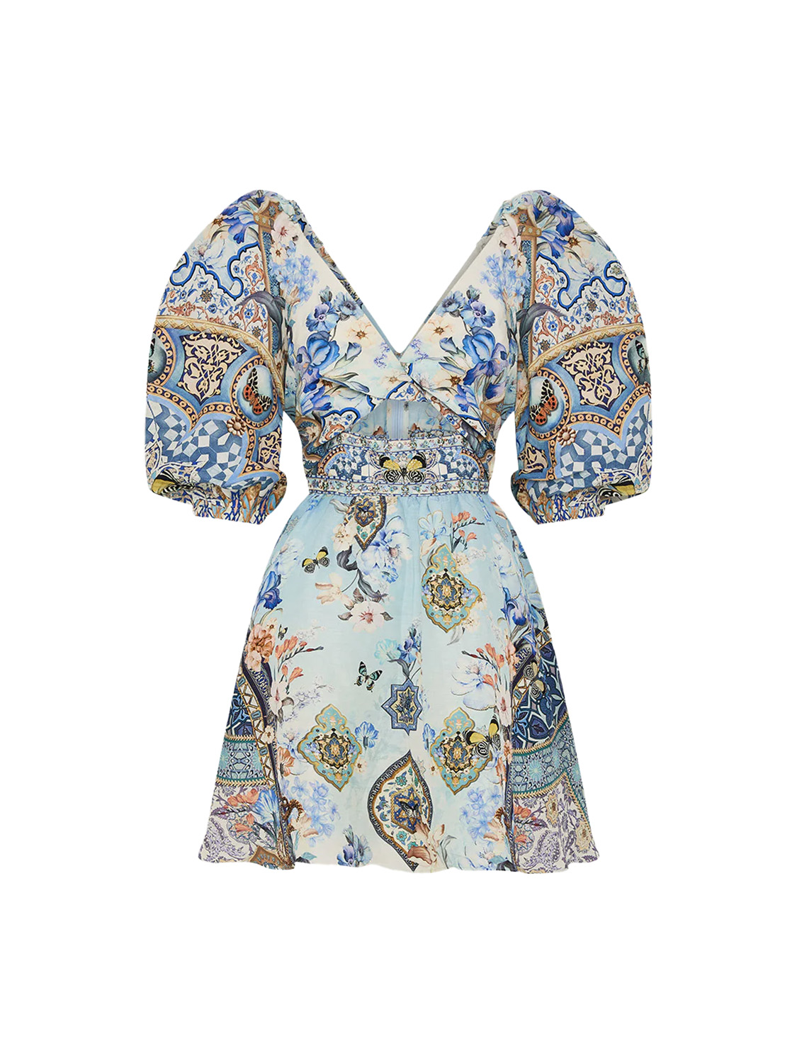 Al Manial - Floral mini dress  