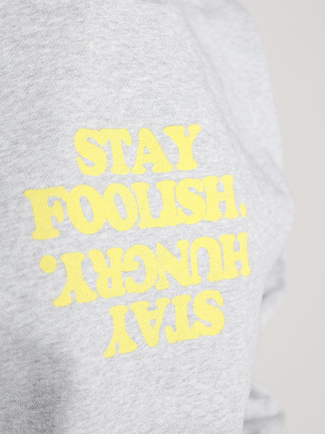 Coperni Stay foolish – Sweatshirt aus Baumwolle   grau S