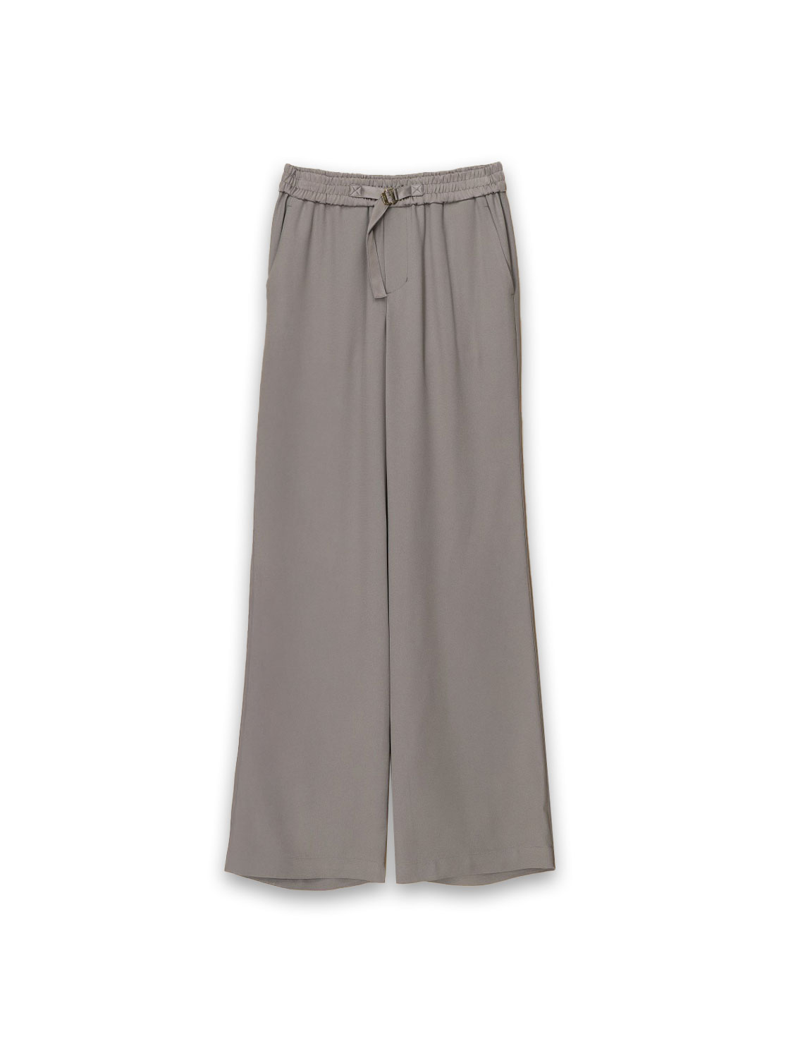 Ami Paris  Flowing trousers with belt detail  beige XS