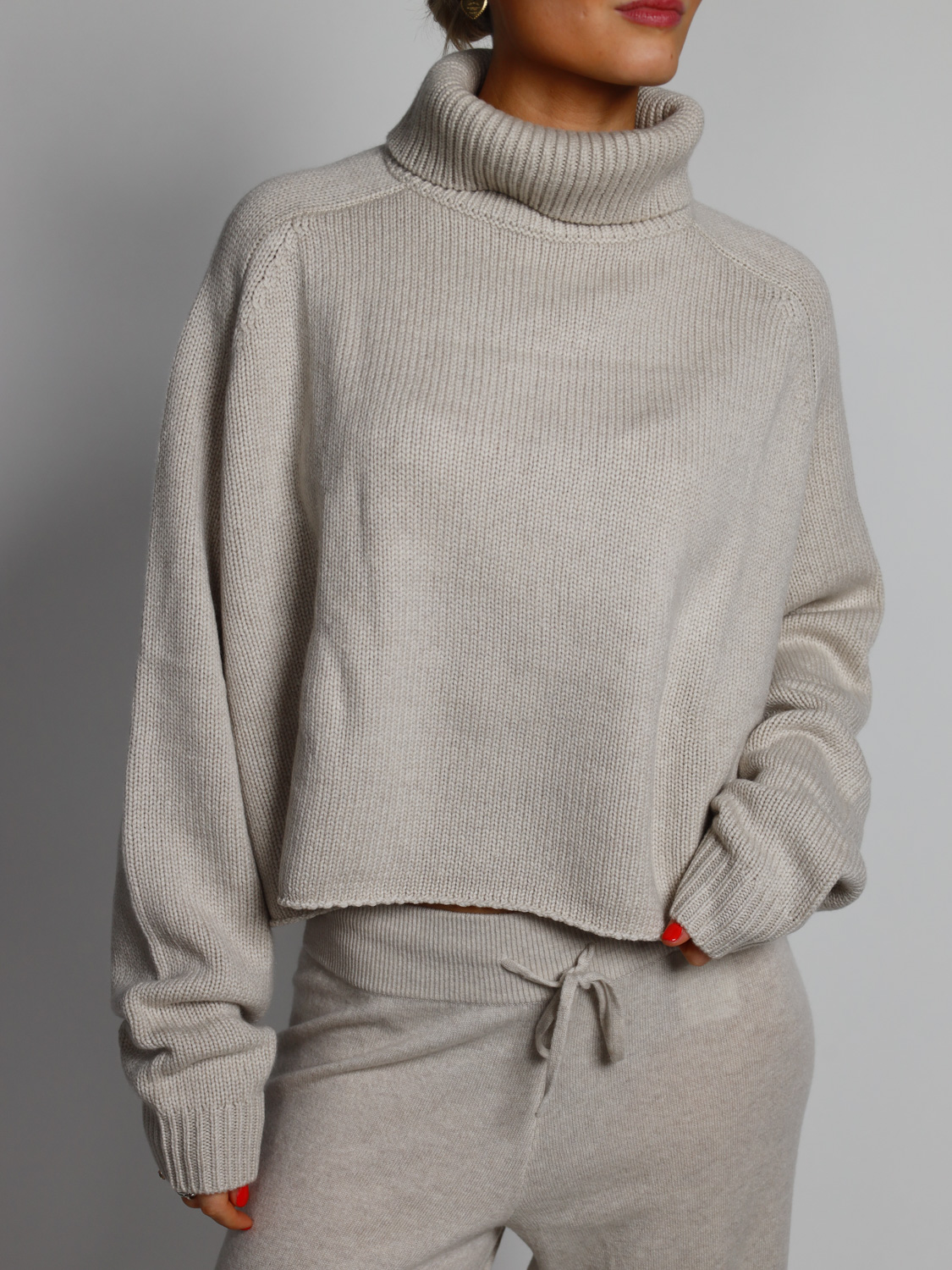 Lisa Yang Cathie cashmere turtleneck sweater  creme XS/S