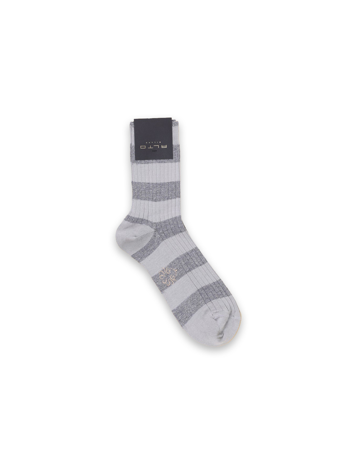 Alto Erica Donna – Socken mit Lurex Details  grau 36-41