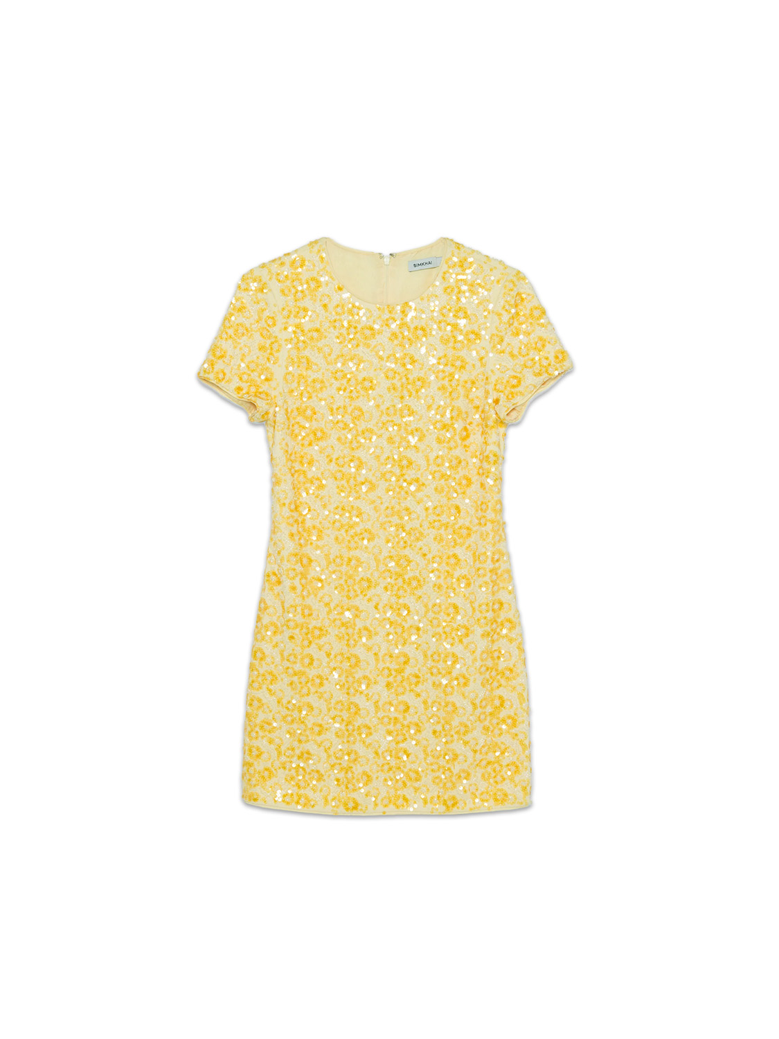 Simkhai Clove embellished mini dress  yellow 34