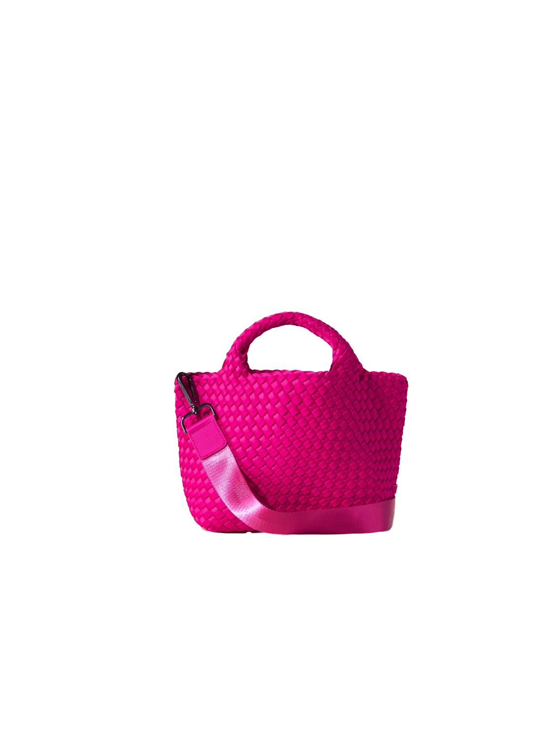 Naghedi St. Barths Small Tote – Braided Bag  pink One Size