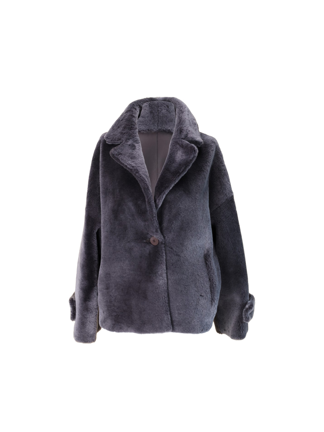 manzoni 24 Lambskin jacket  grey 36