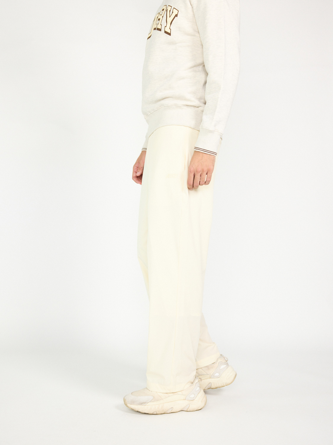 Autry Jogging pants with logo print  creme S