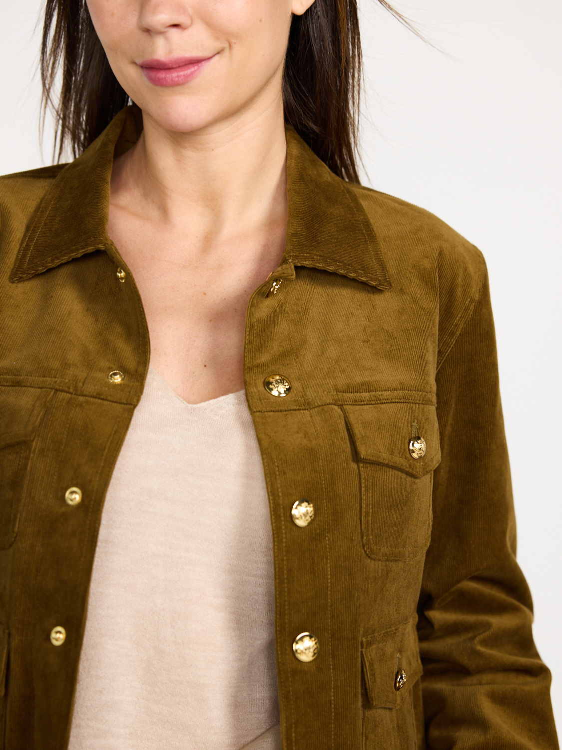 Nili Lotan Lizeht – Short corduroy jacket camel M