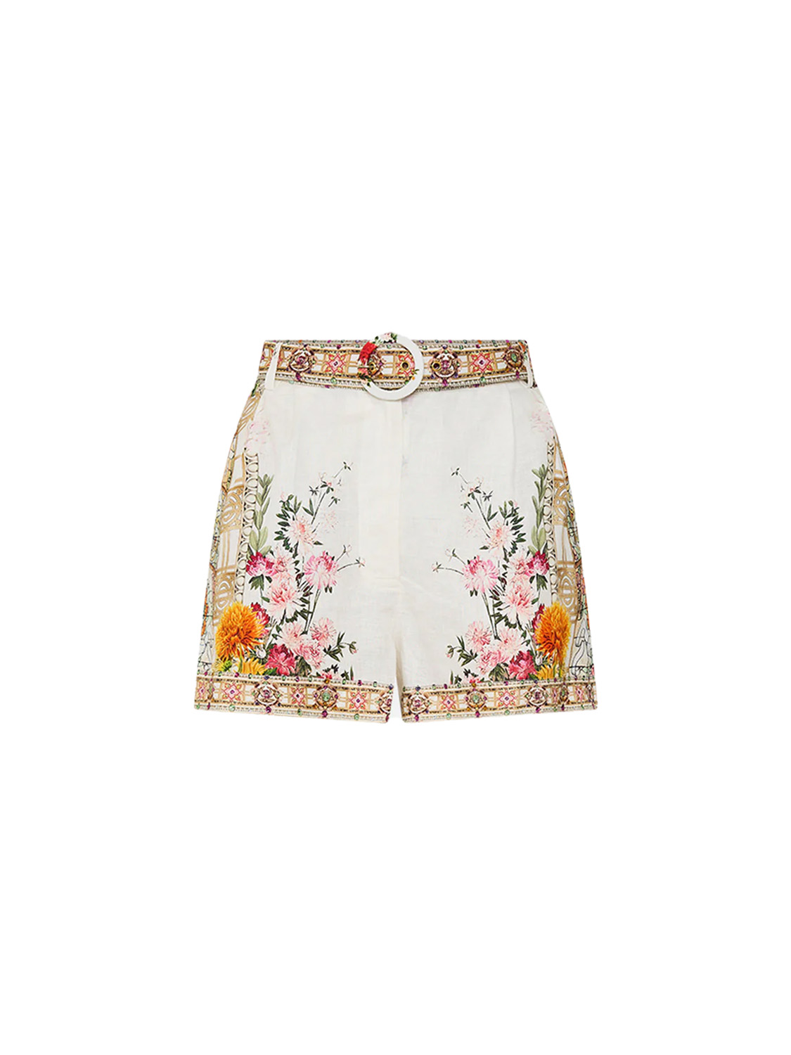 Camilla Truck Front Short – Shorts mit floralem Druck   multicolor S