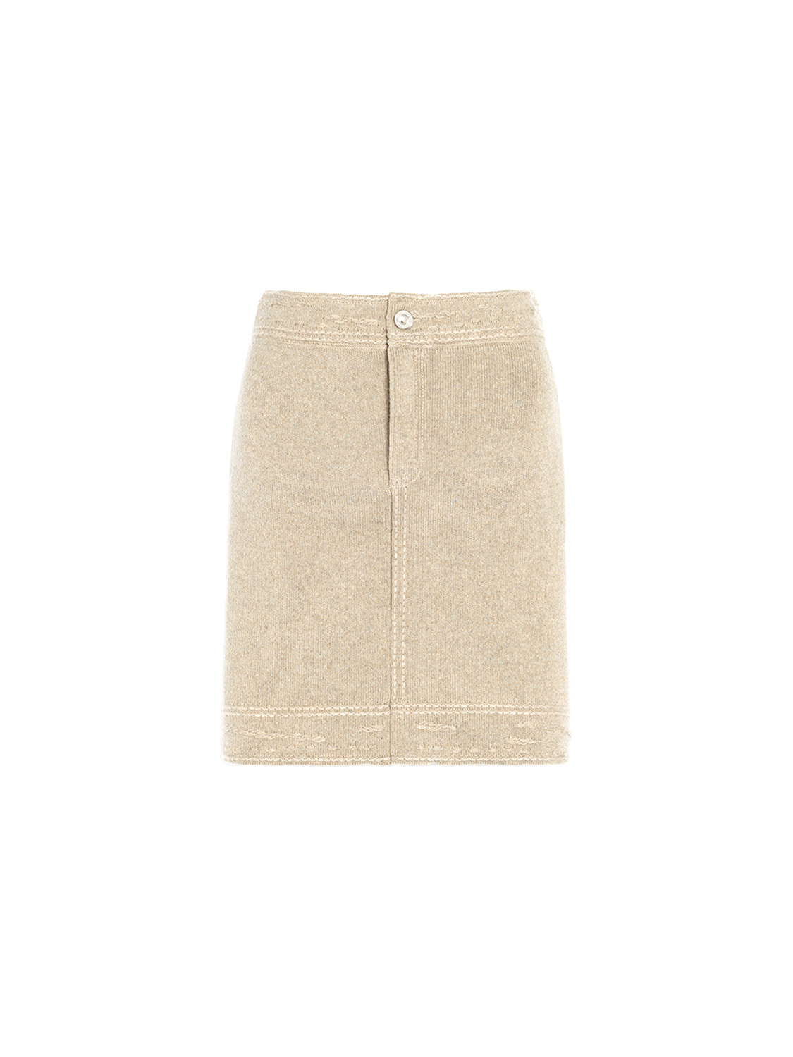 Barrie Denim suit – cashmere-mix skirt   beige S