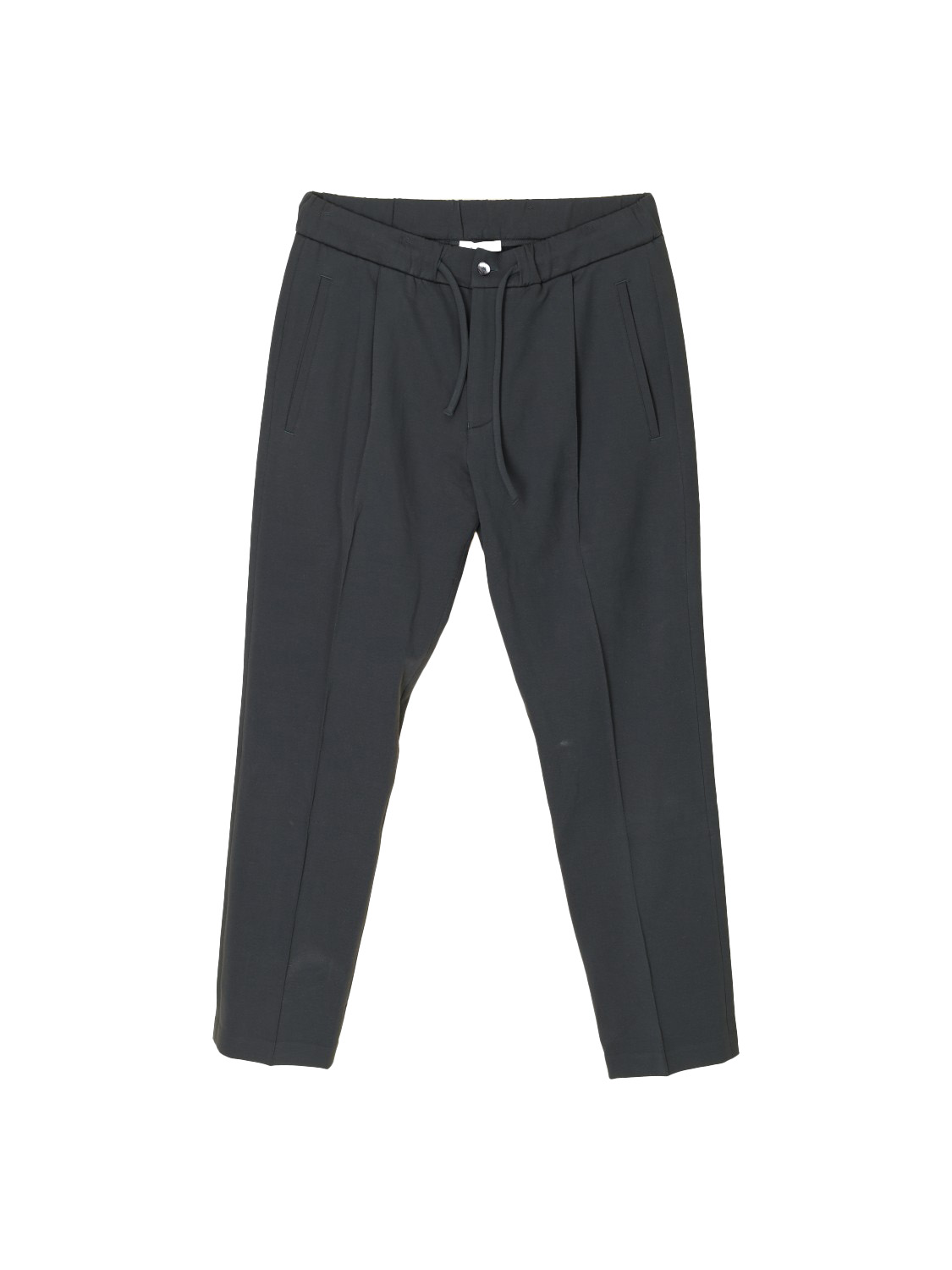 Jacob B – Stretchy jogging-style pleated trousers 