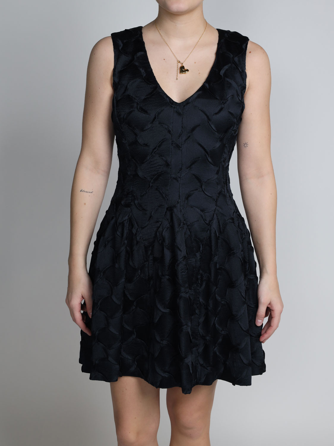 Simkhai Sabine - sleeveless mini dress with structure  black 34