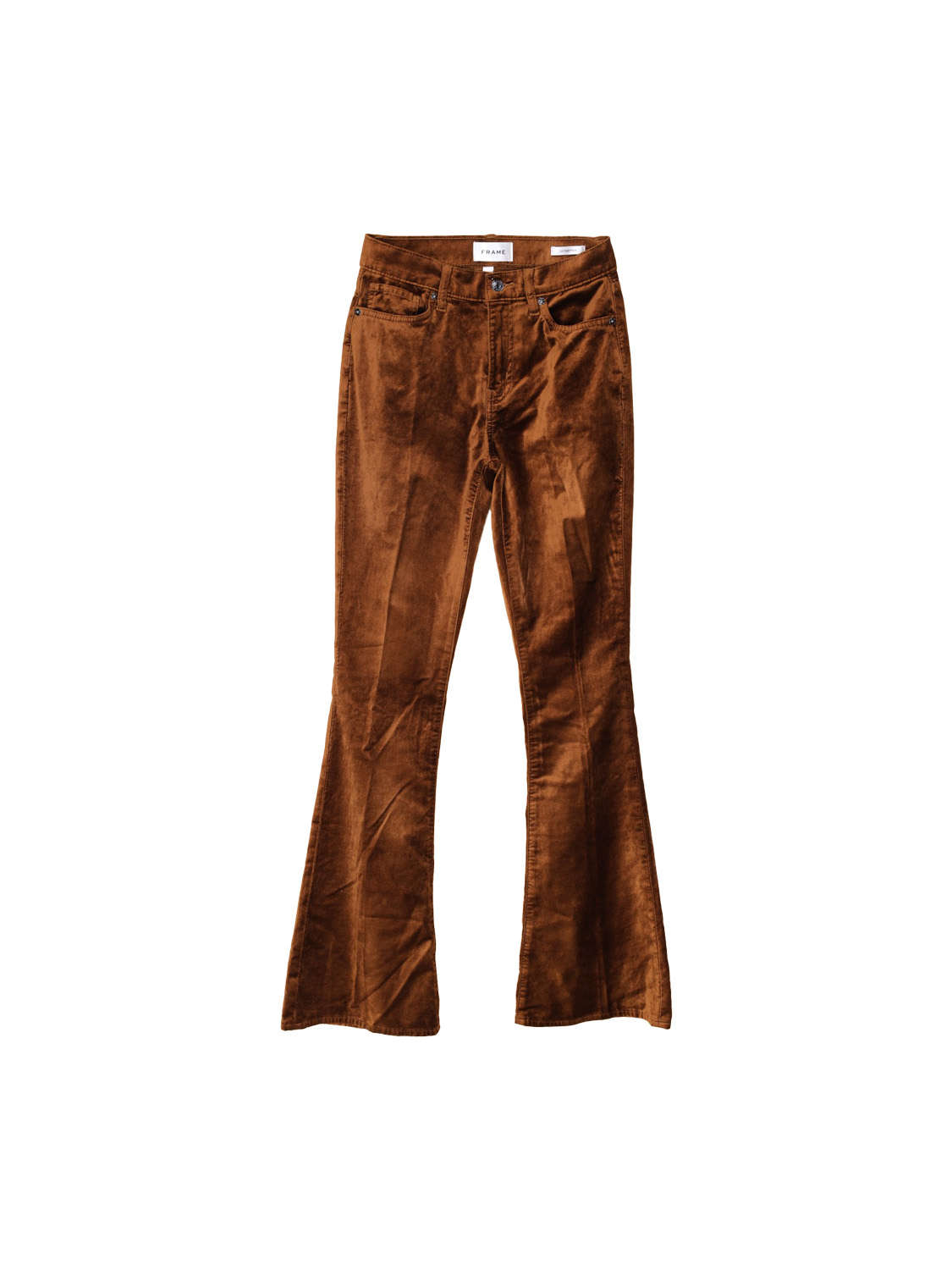 Le High Flare velvet flared trousers 