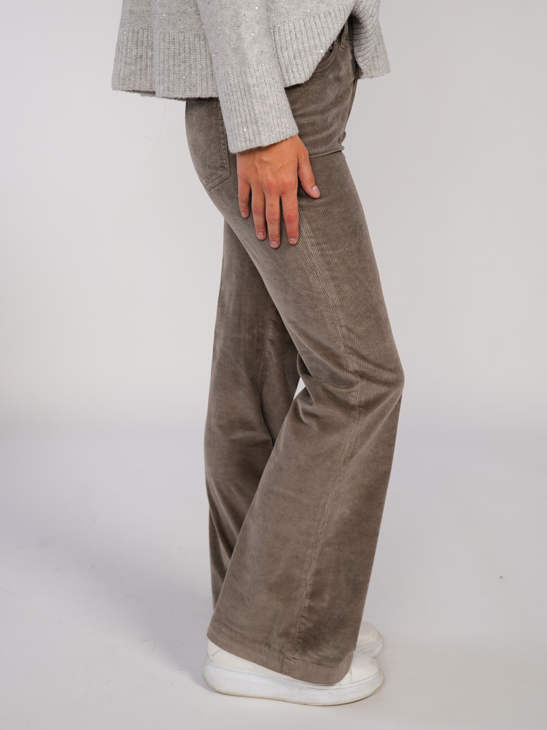 nine in the morning Paolie - corduroy trousers  grey 25