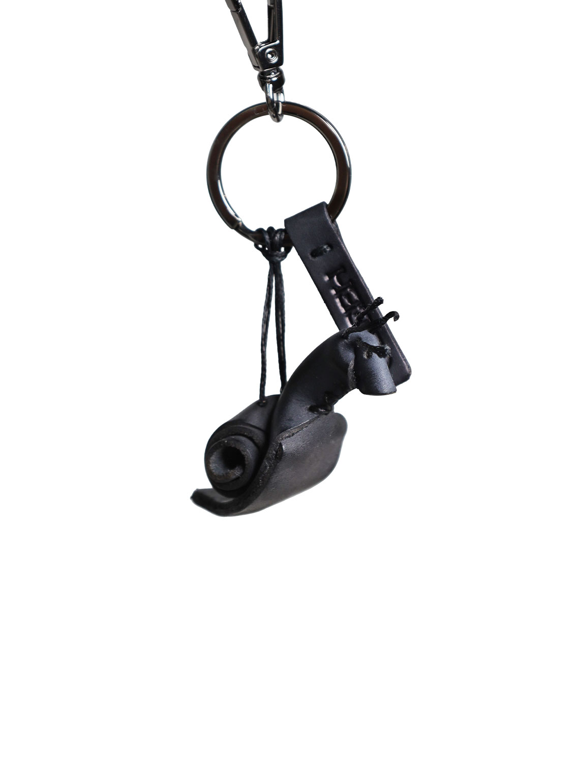 Odeeh Leather key ring marine One Size