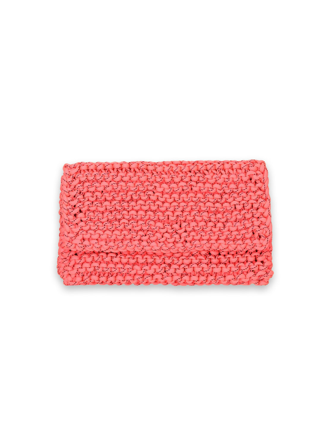 Odeeh Bag - Knitted clutch  pink One Size