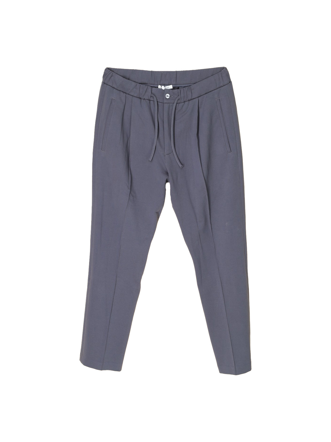 Jacob B – Stretchy jogging-style pleated trousers 