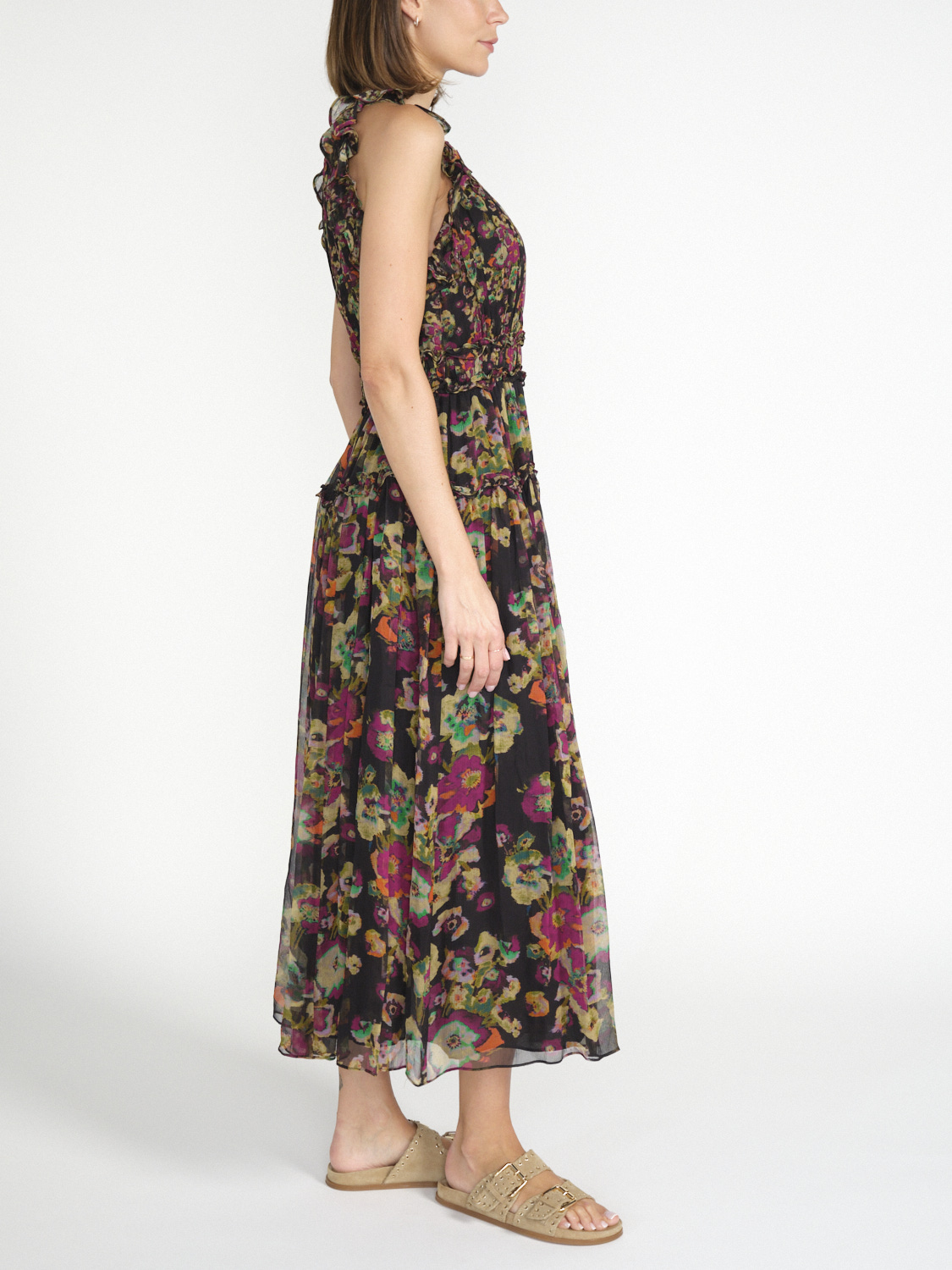 Ulla Johnson Elea Kleid mit Blumen – Print  multicolor 34