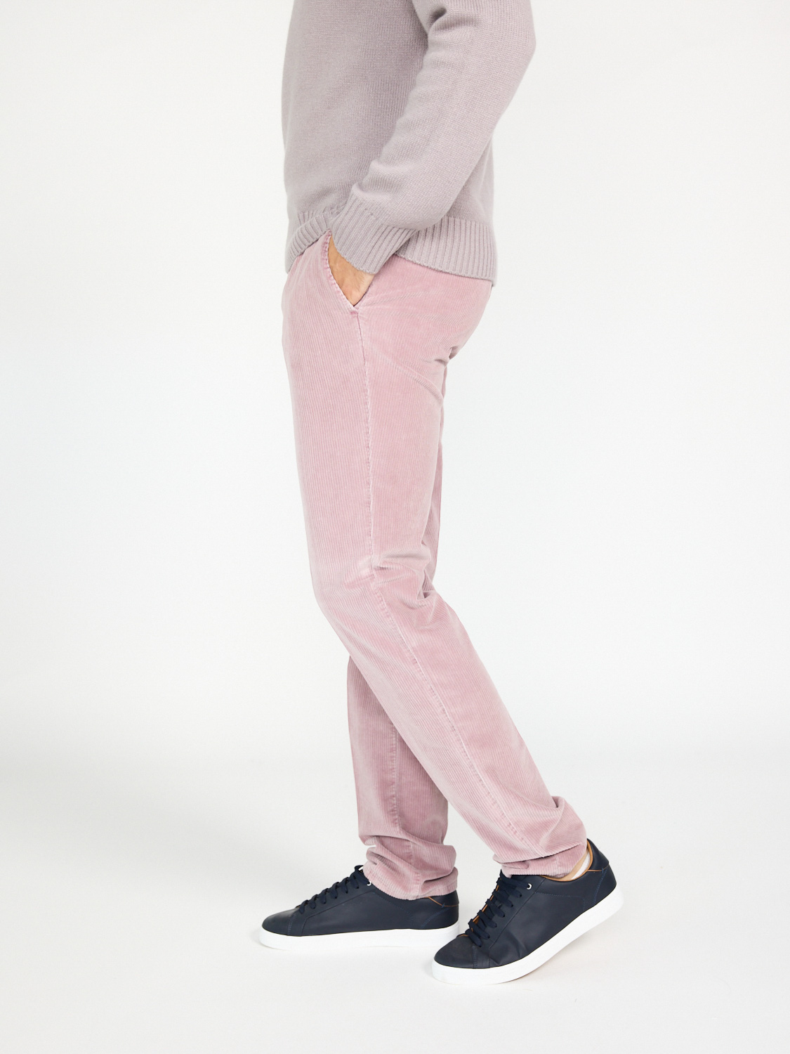 PT Torino Cotton chino style trousers  altrosa 50