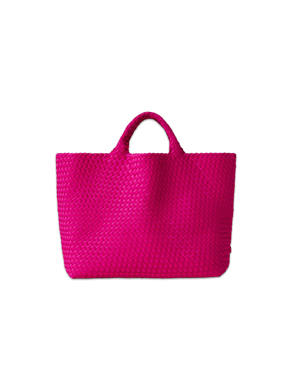 Naghedi St. Barths Large Tote - Braided Bag  pink One Size