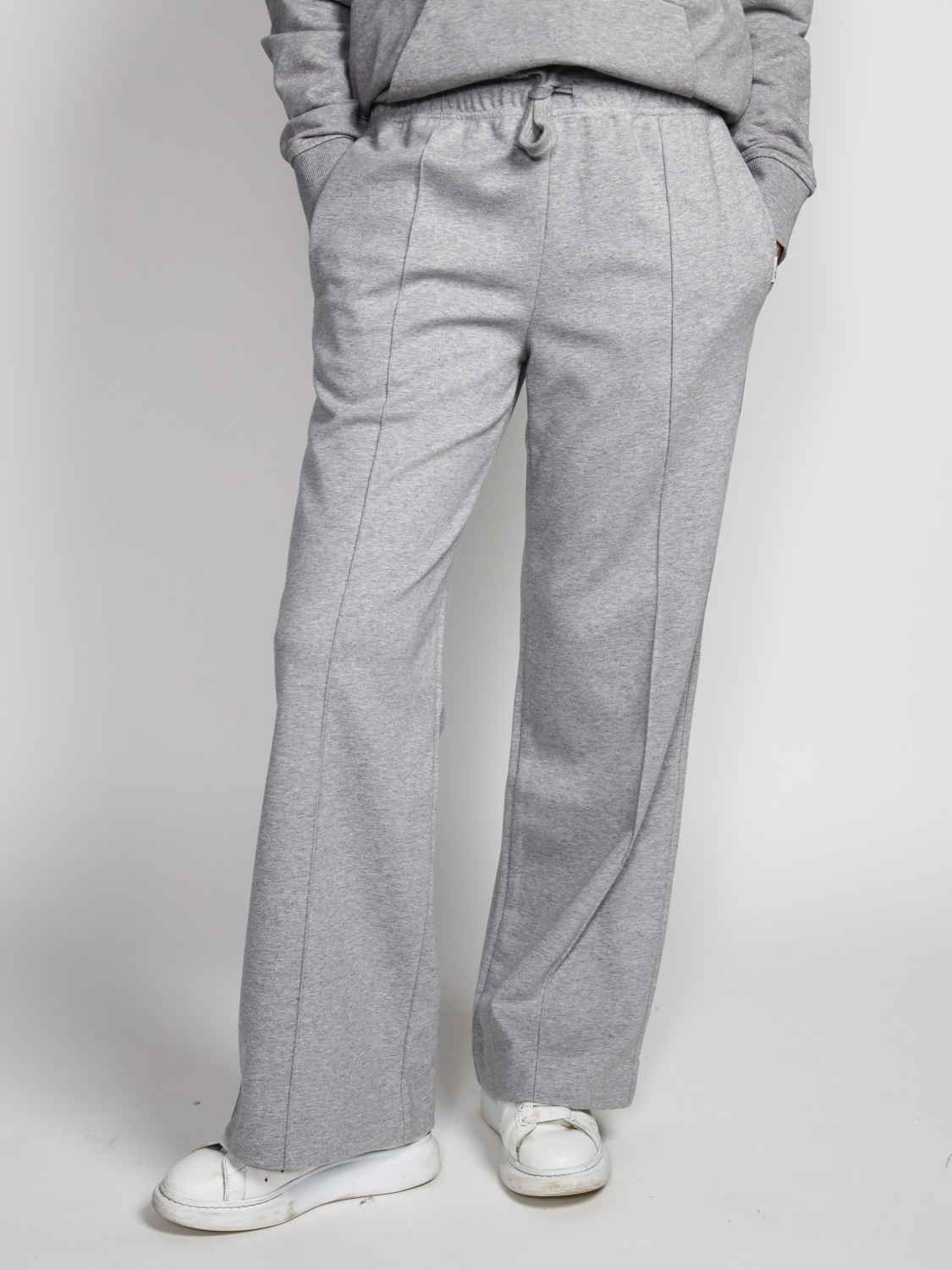 JW Anderson Pintruck – fabric trousers with wide legs  grey L