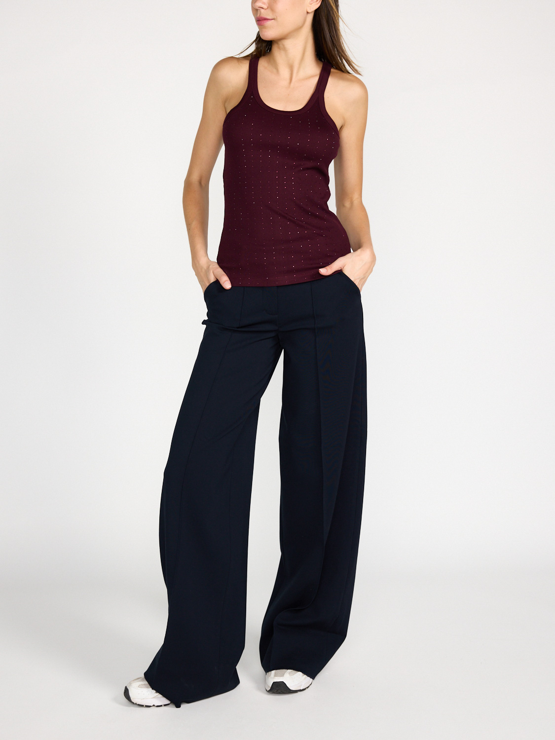 Dorothee Schumacher Simply timeless top  bordeaux XS