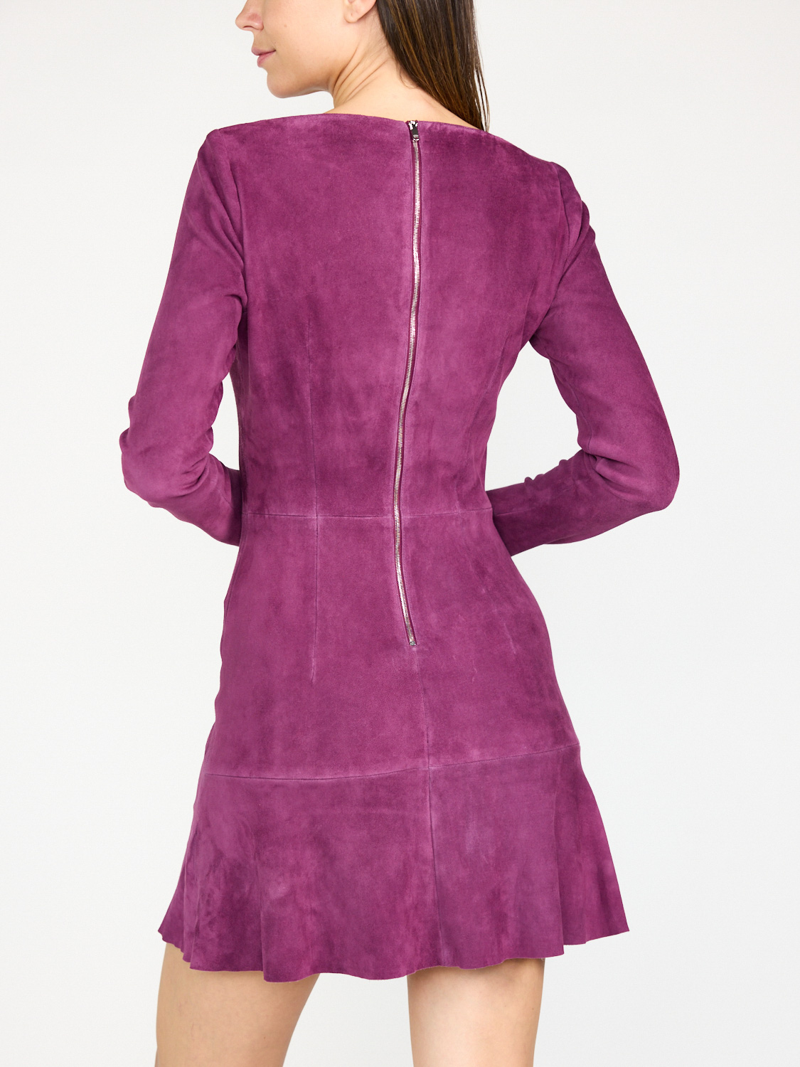 jitrois Olivia - suede dress purple 34